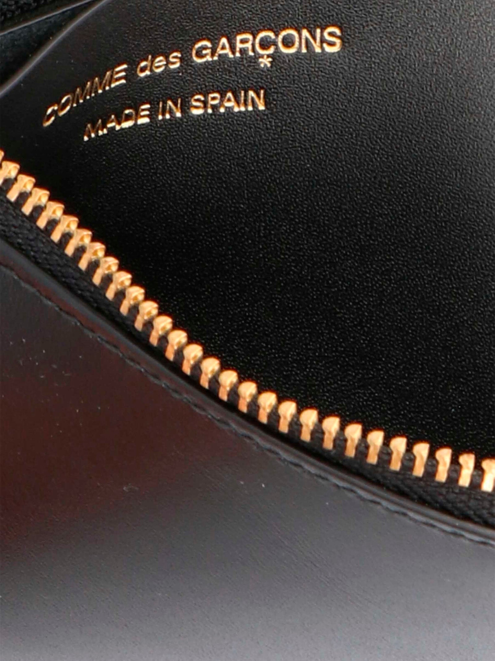 Comme des Garçons Wallet SA3100 Arecalf Leather Wallet Black-thumbmail-3
