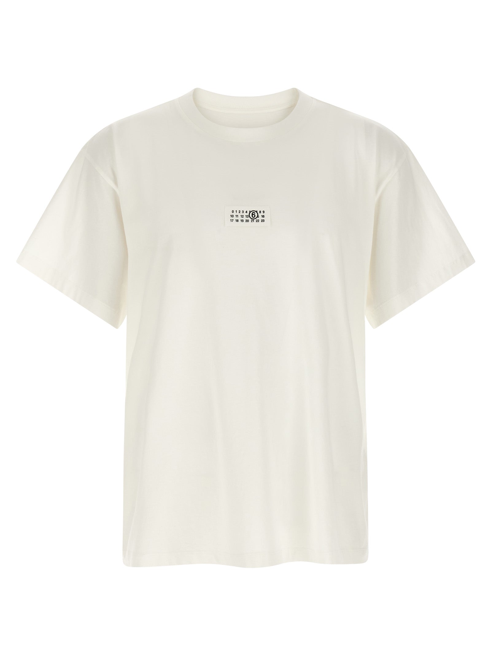 MM6 Maison Margiela Logo T-Shirt Off-White