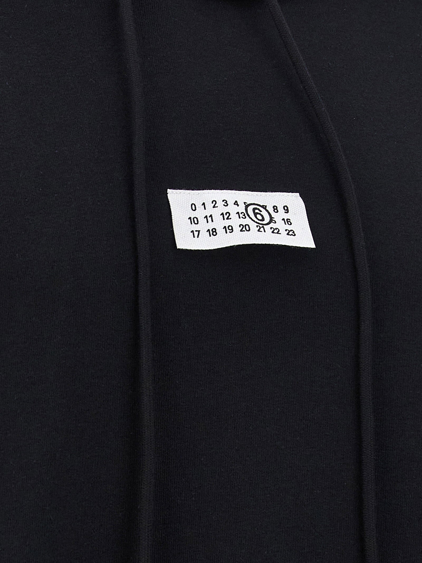 MM6 hoodie met verstelbare capuchonkoorden en kangoeroezak