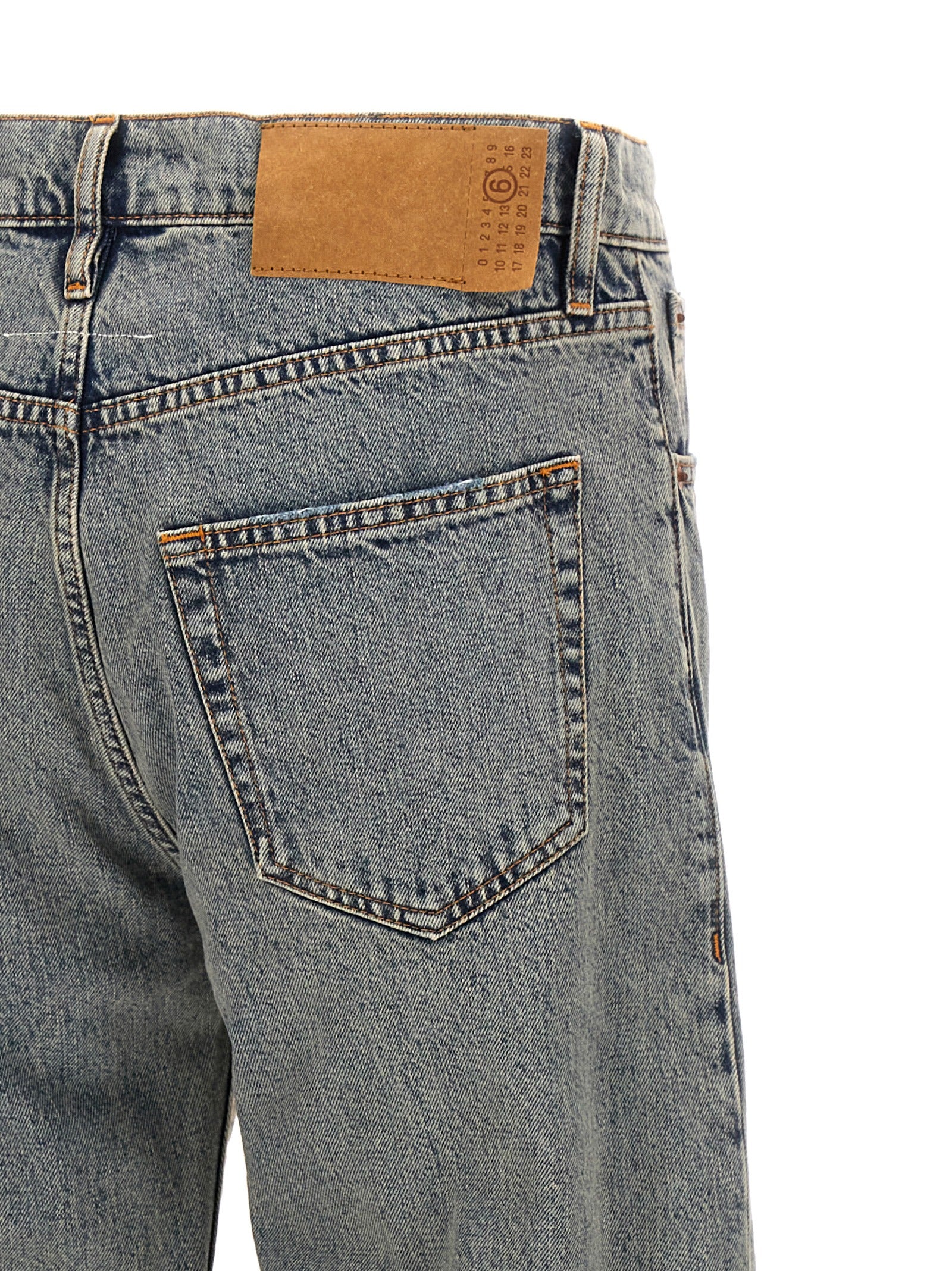 Mm6 Maison Margiela Visible Stitching Jeans-4