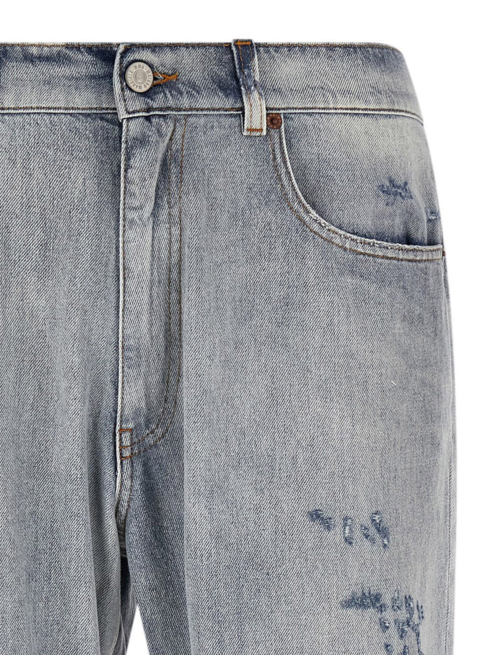 Mm6 Maison Margiela Used Effect Jeans-3