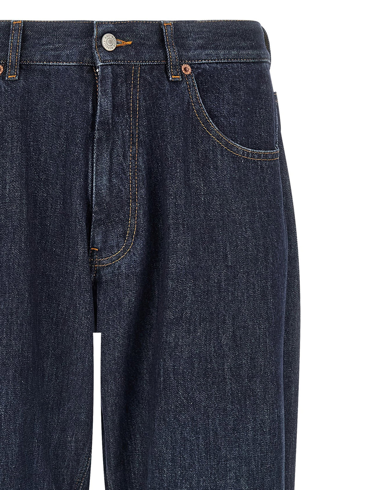 MM6 Maison Margiela Patchwork Insert Jeans Donkerblauw-thumbmail-3