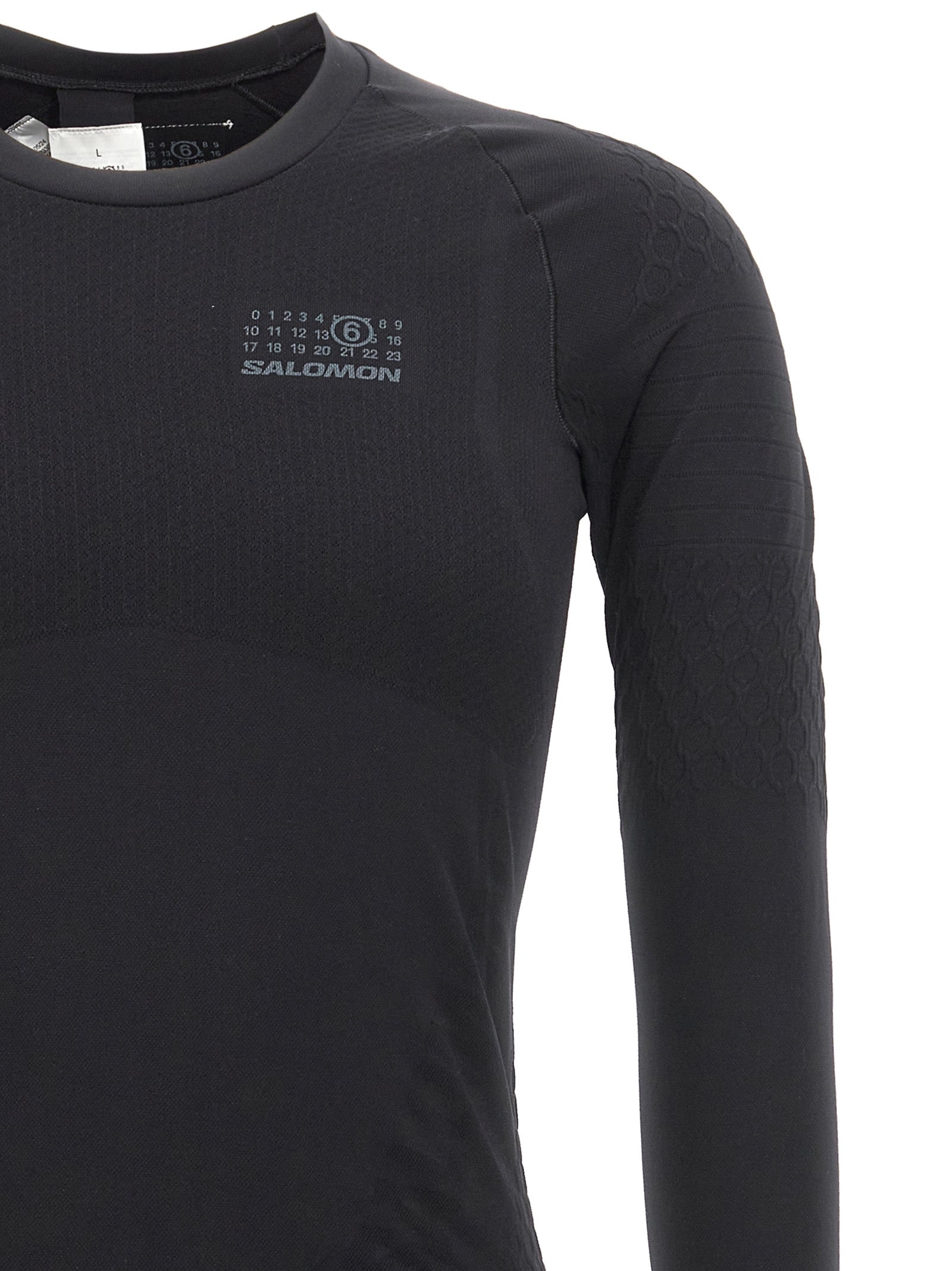 MM6 Maison Margiela x Salomon Technical Longsleeve Sweater Black-thumbmail-3