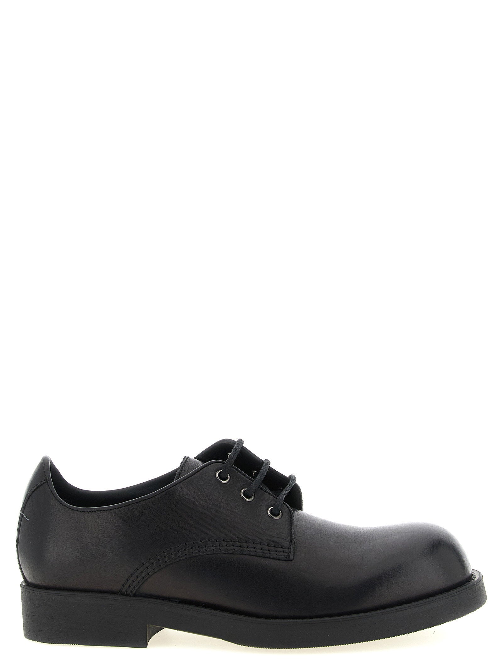 MM6 Maison Margiela Biker Lace Up Shoes Zwart Lace-ups Mm6 Maison Margiela