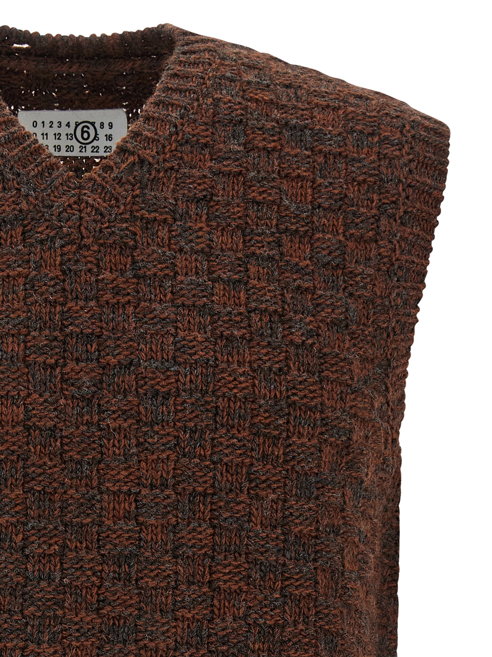 Mm6 Maison Margiela Knitted Vest Vests Mm6 Maison Margiela