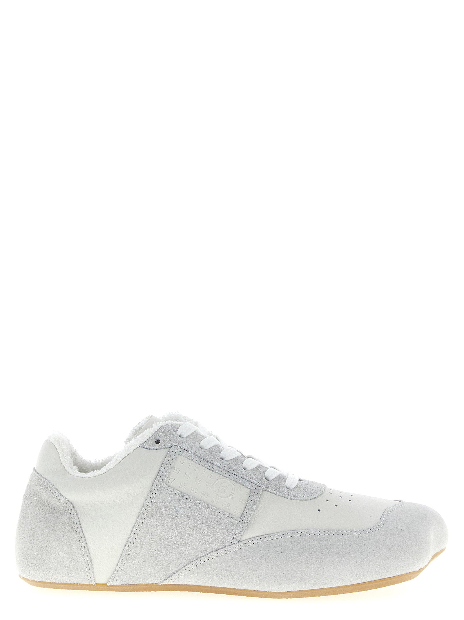 MM6 Maison Margiela Anatomic Leren Sneakers Wit Sneakers Mm6 Maison Margiela