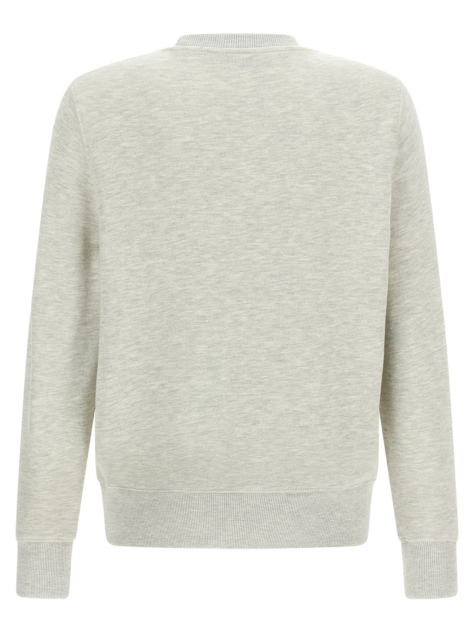 Autry Logo Embroidery  Mélange Brushed Sweatshirt