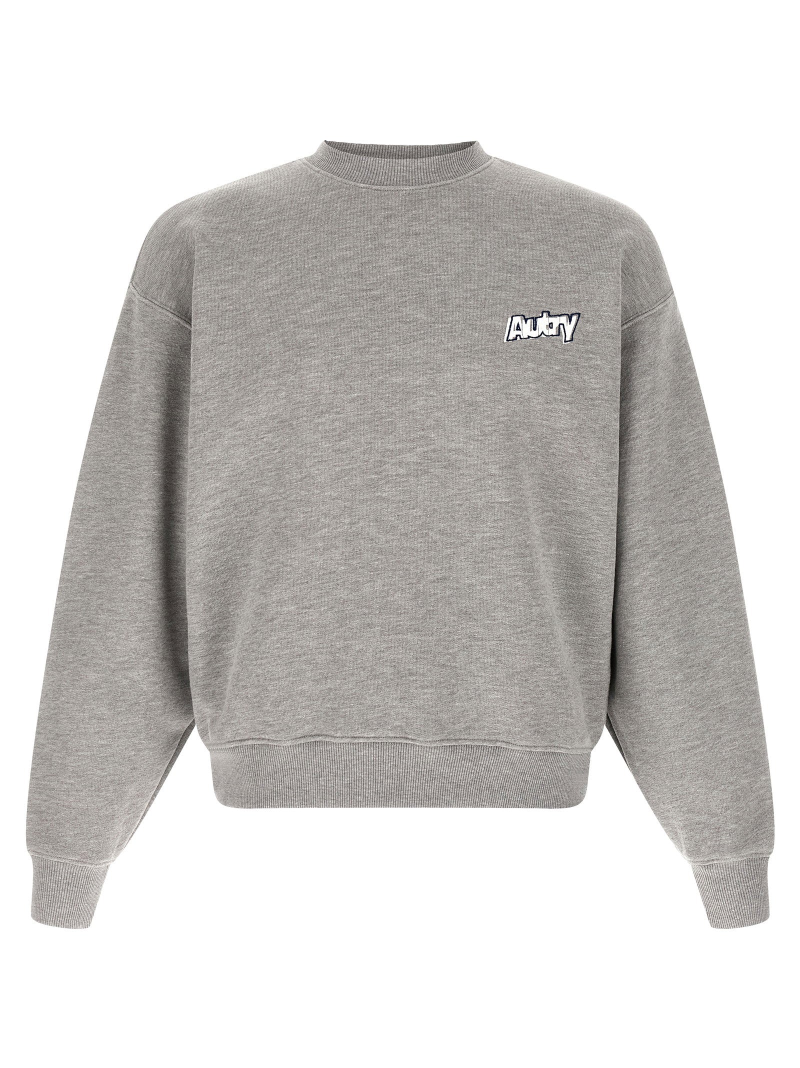 Autry Logo Embroidery Sweatshirt Grey Topwear Autry