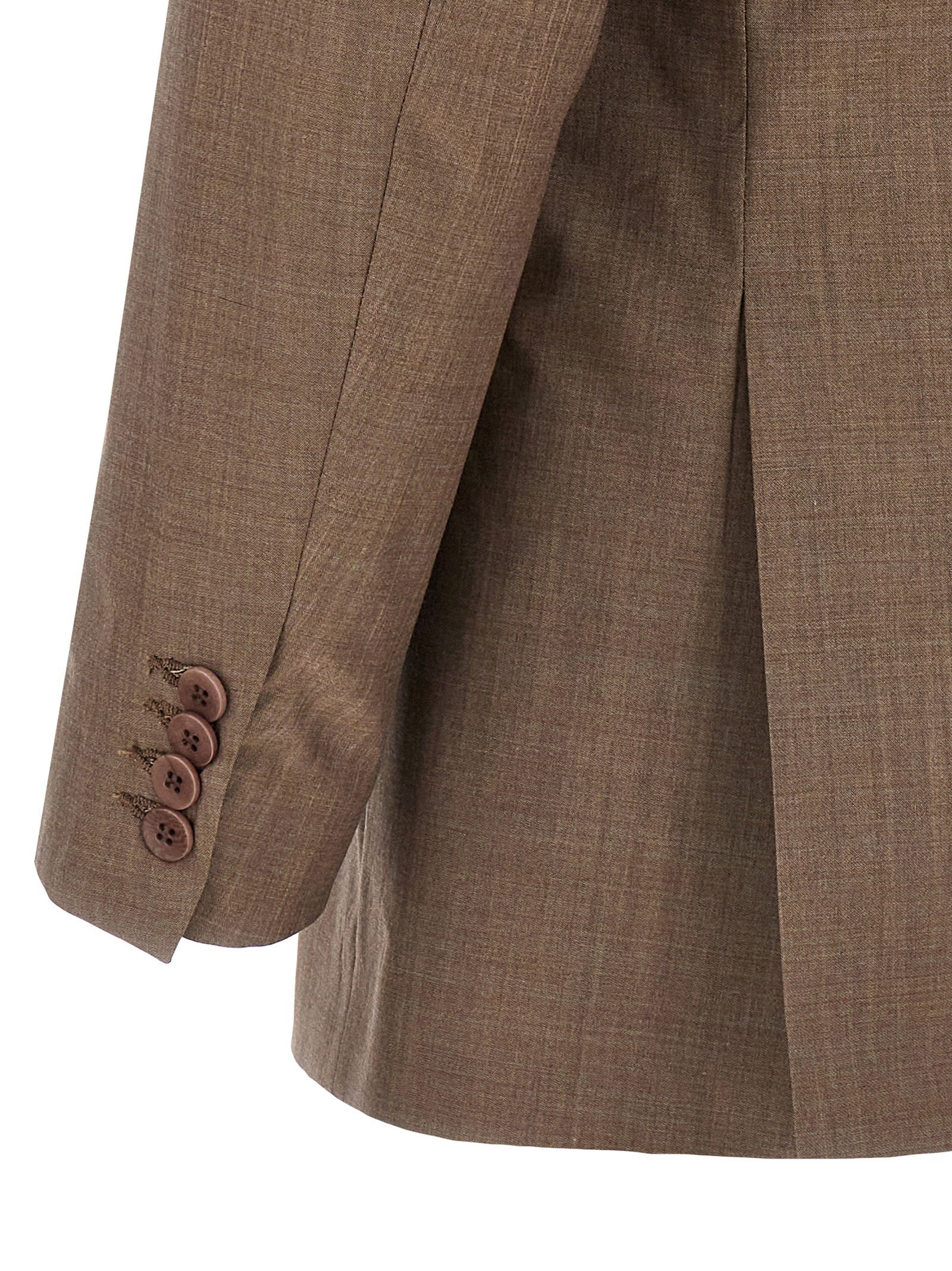 Magliano Locarno Eenrijs Wollen Blazer Bruin-thumbmail-4