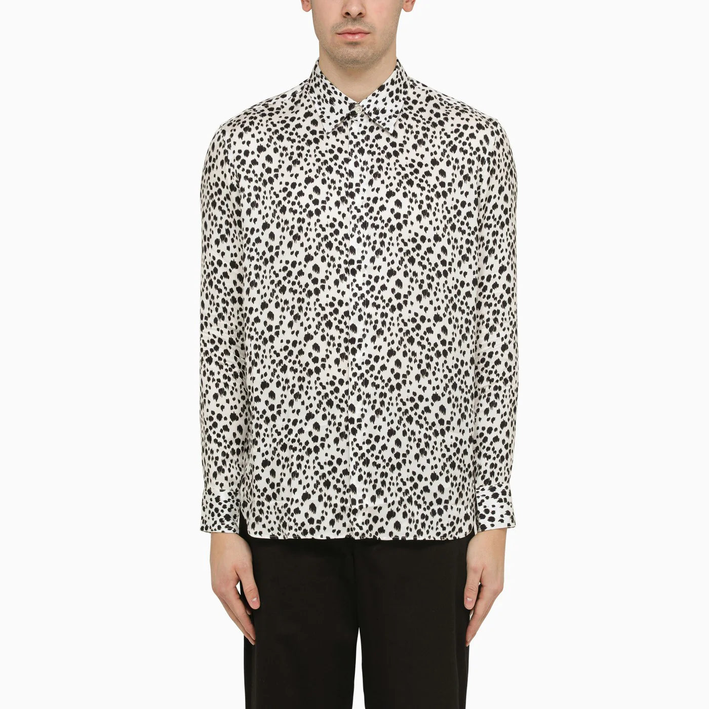 PT Torino White viscose striped shirt Shirts PT Torino