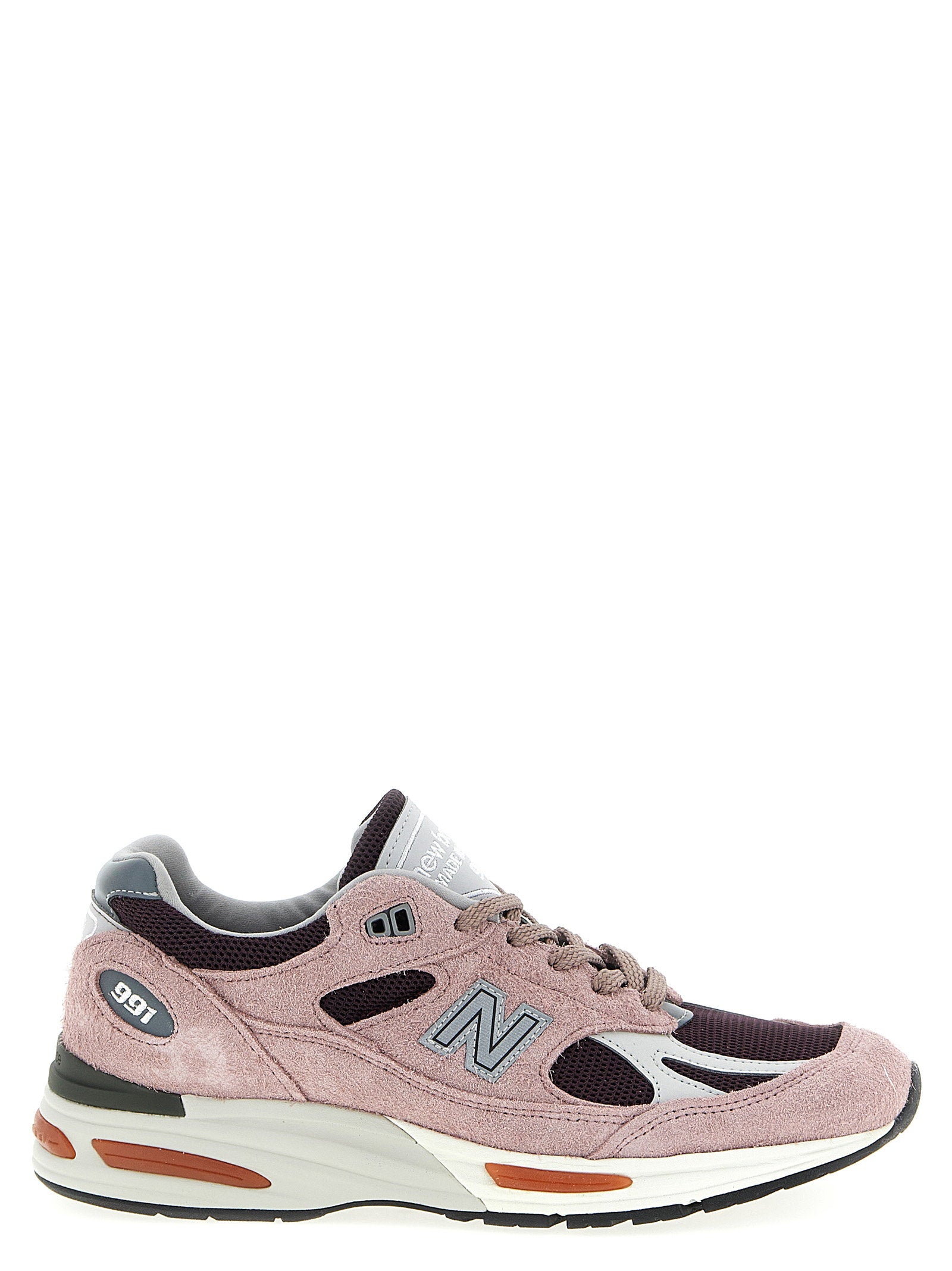 New Balance 991v2 Made in UK Suede Sneakers Deauville Mauve Sneakers New Balance