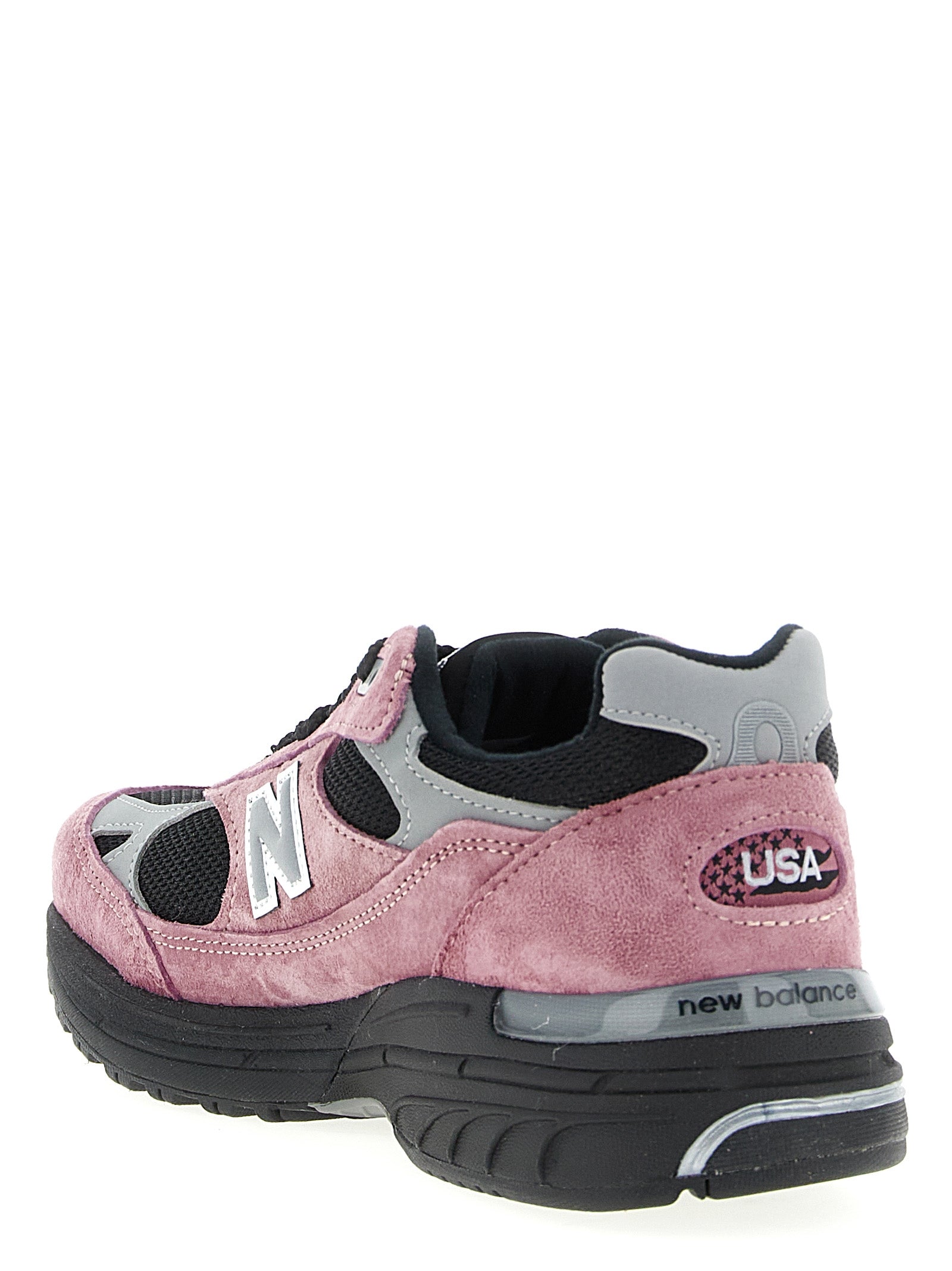New Balance 993 Made in USA Sneakers Roze Suède Mesh-thumbmail-3
