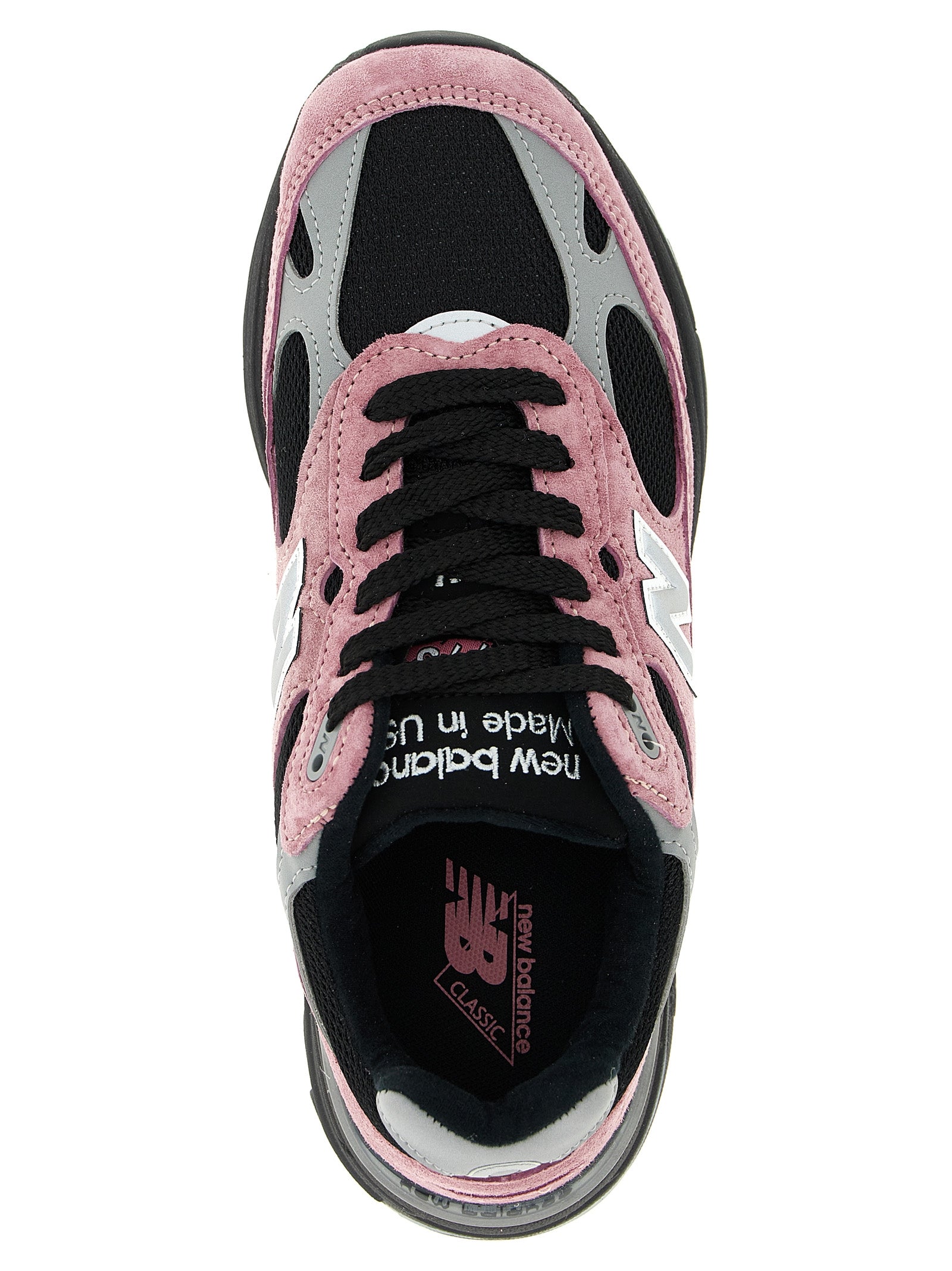 New Balance 993 Made in USA Sneakers Roze Suède Mesh-thumbmail-4