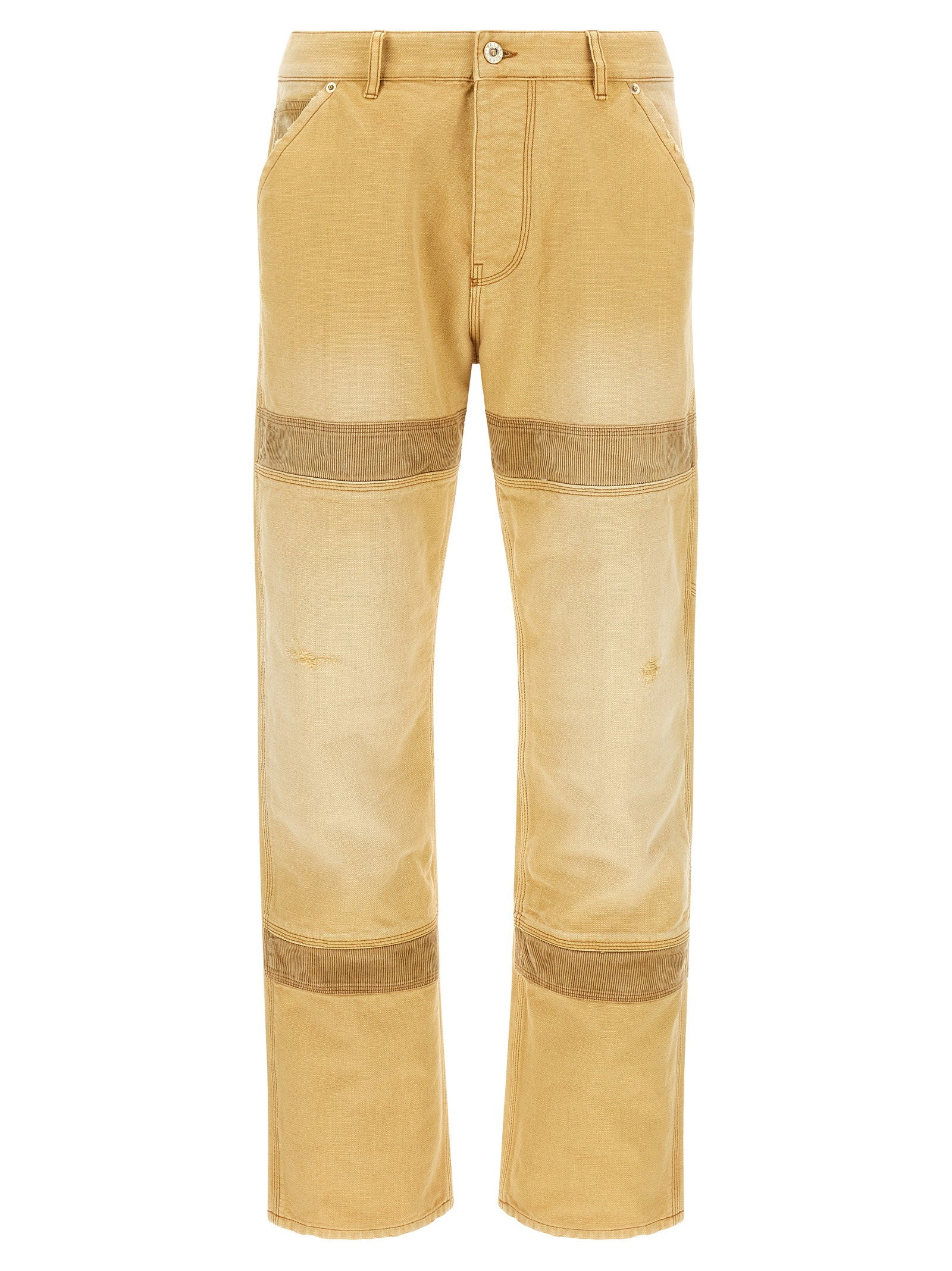 Wales Bonner Sierra Trouser in zand-bruin Japans canvas, vooraanzicht