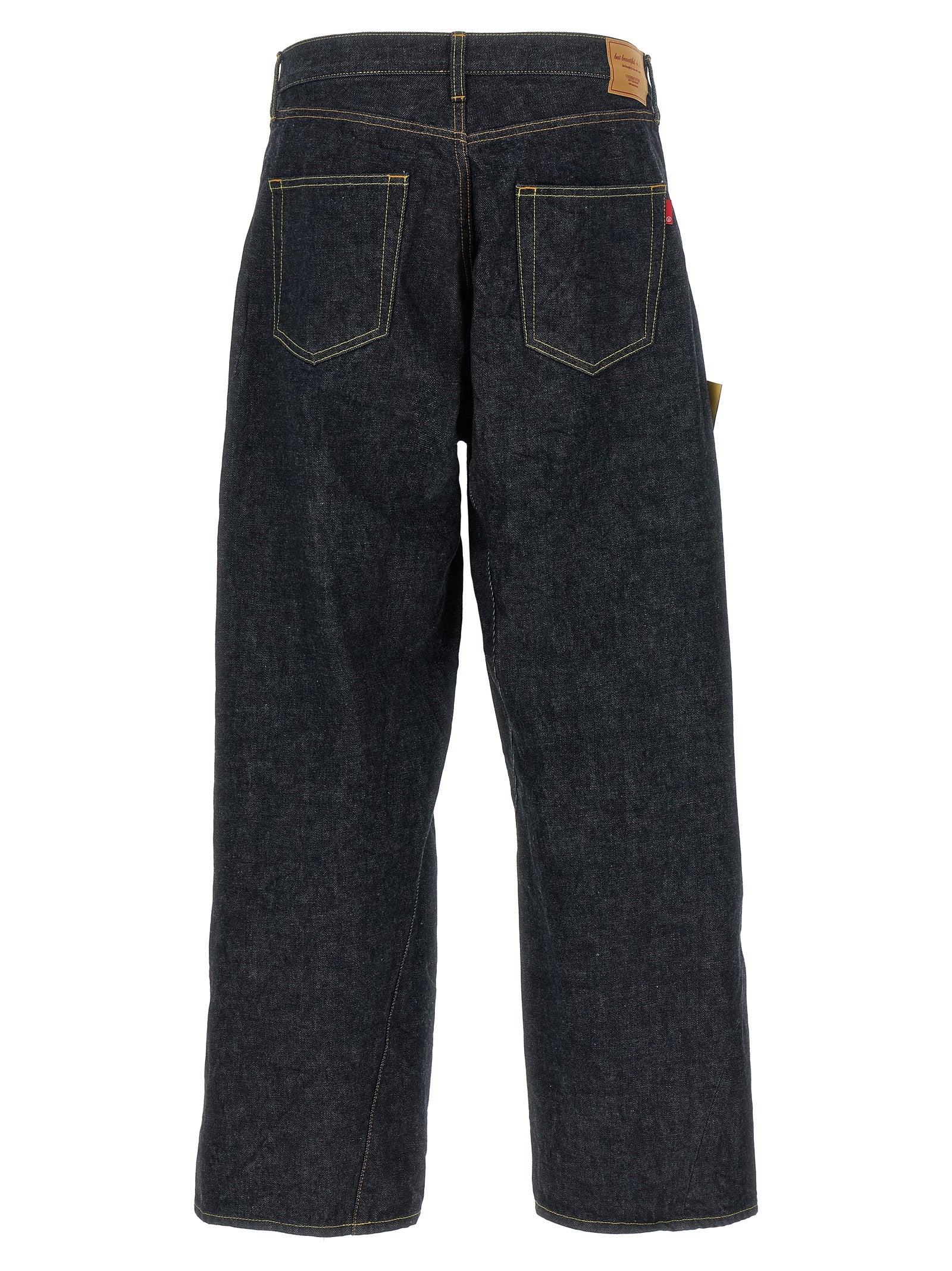 Undercover x Patti Smith People Have the Power Wide-Leg Denim Jeans Indigo-thumbmail-2