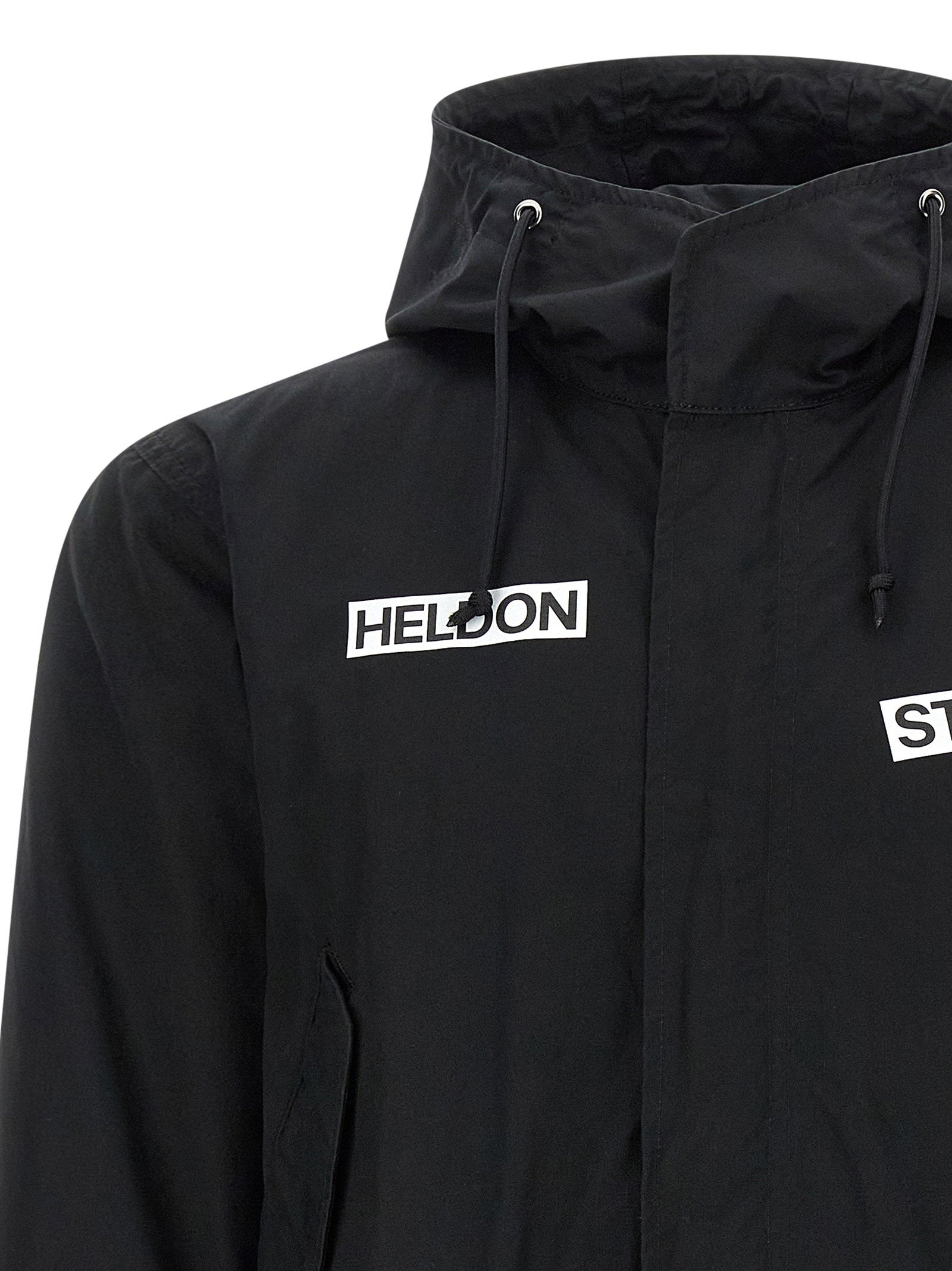 Undercover Heldon Stand By 2-in-1 Hooded Parka Zwart-thumbmail-3