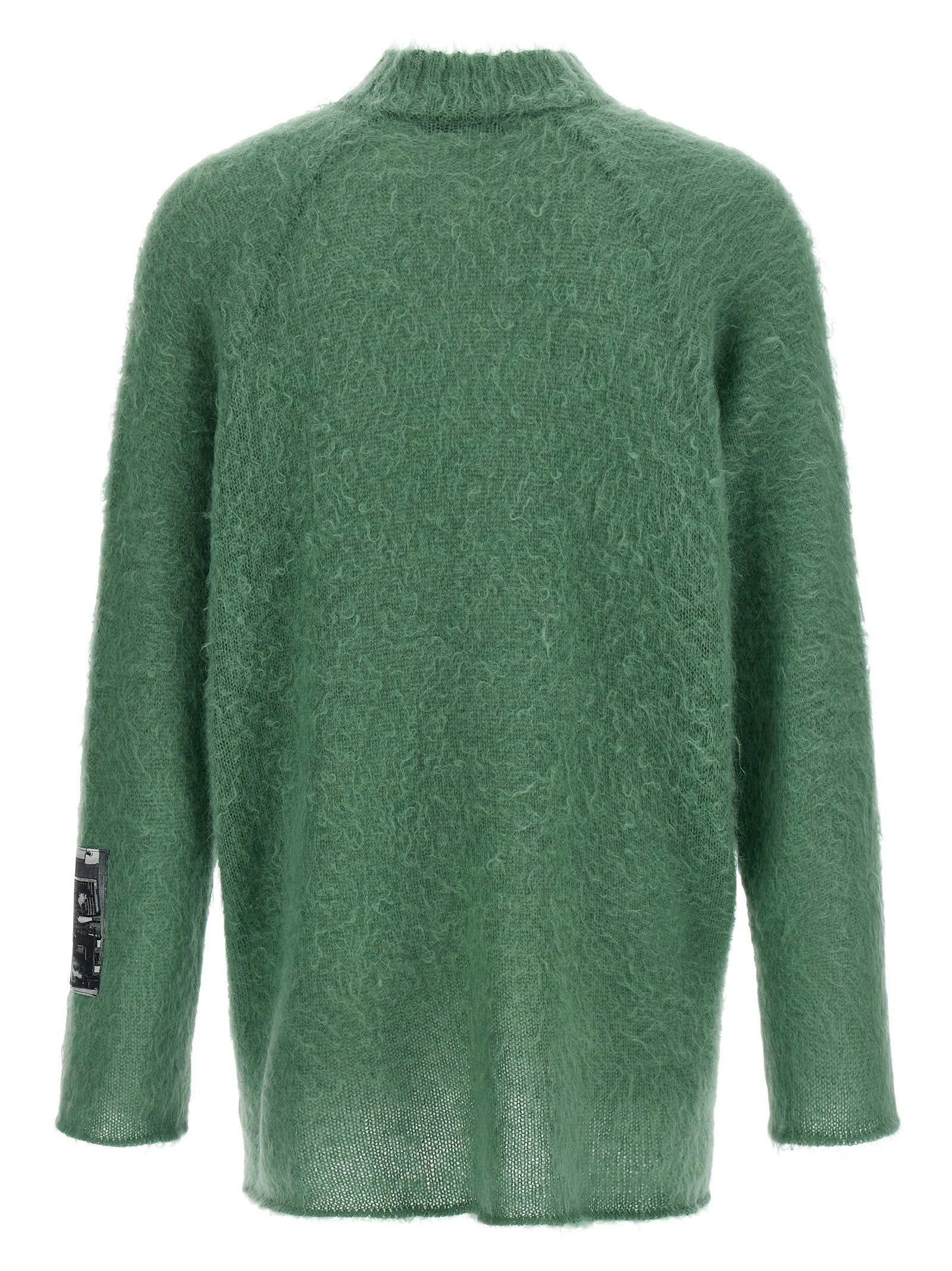 Undercover Conrad Schnitzeler Mohair Trui Smaragdgroen Topwear Undercover