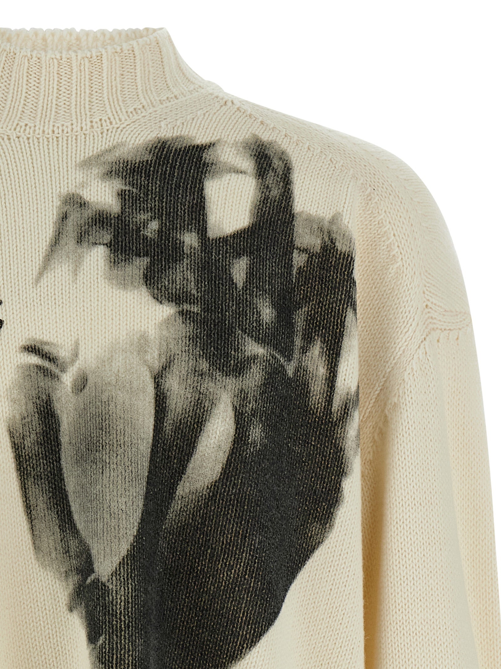 Undercover UC2E4905 Faust Wool Sweater Off White-thumbmail-3