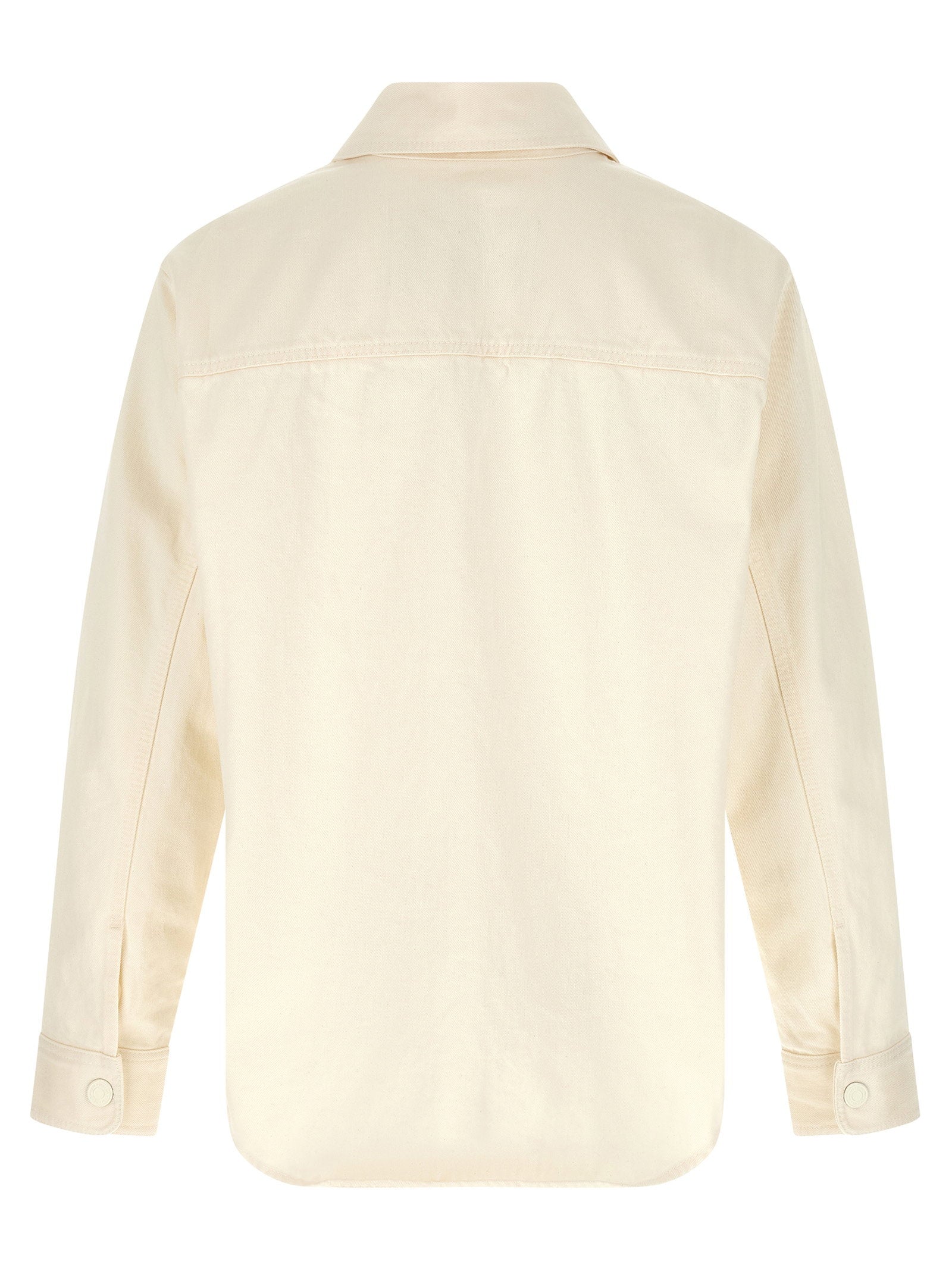 Ami Paris Ami de Coeur Overshirt ecru, achteraanzicht