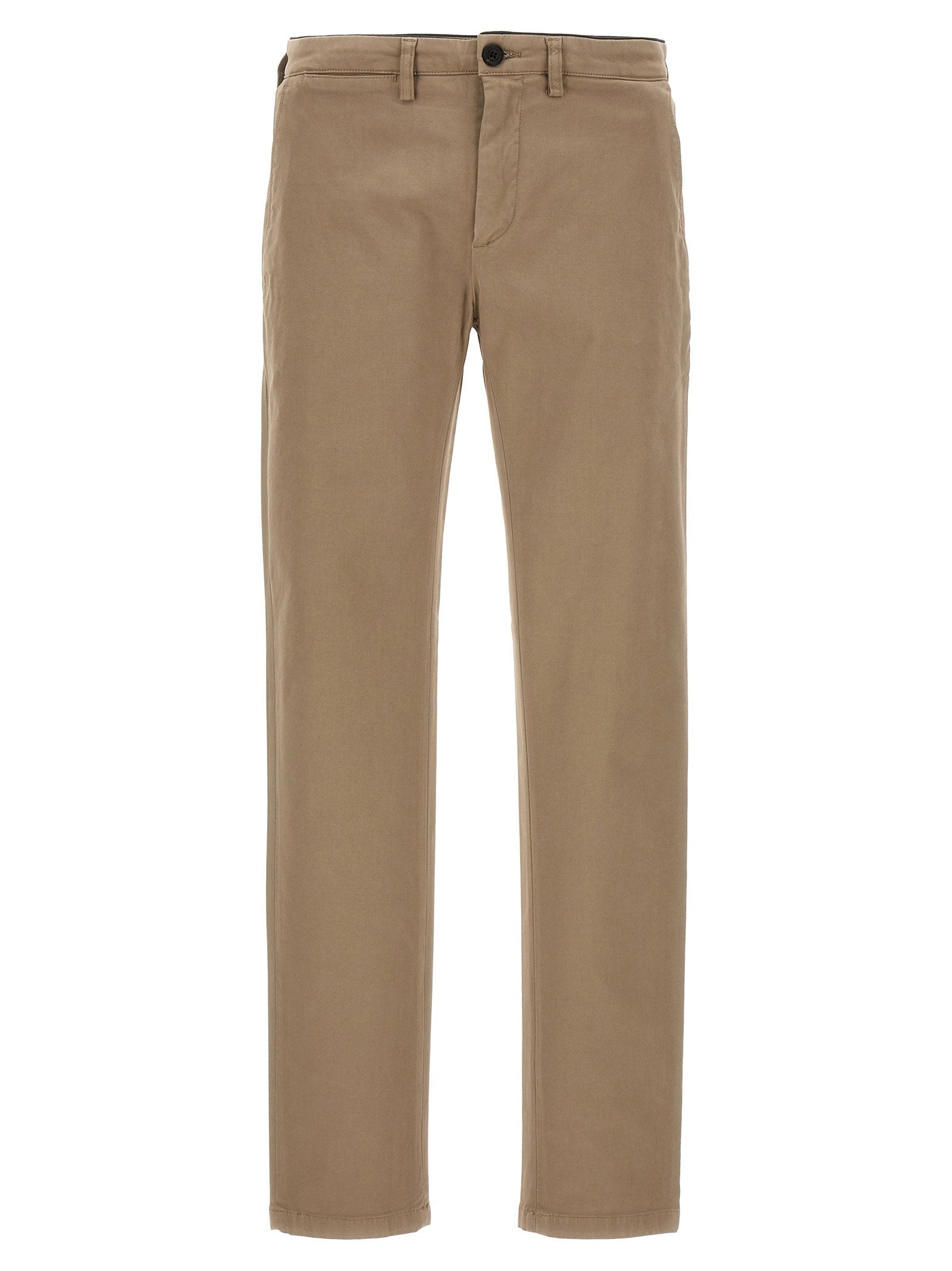 Department 5 Mike Slim Fit Garment Dyed Stretch Chino Beige