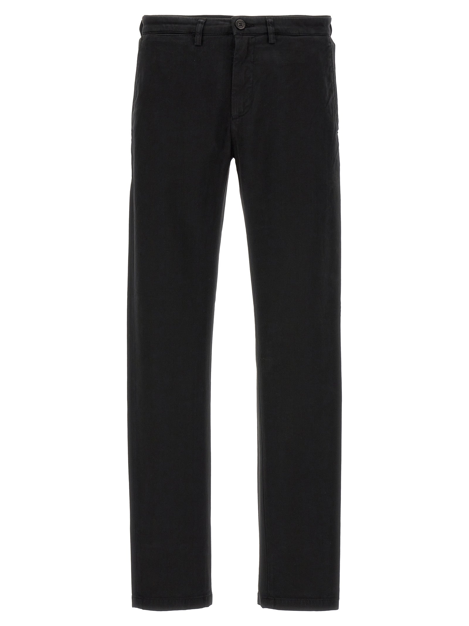 Department 5 Mike Cotton Blend Trousers – Black