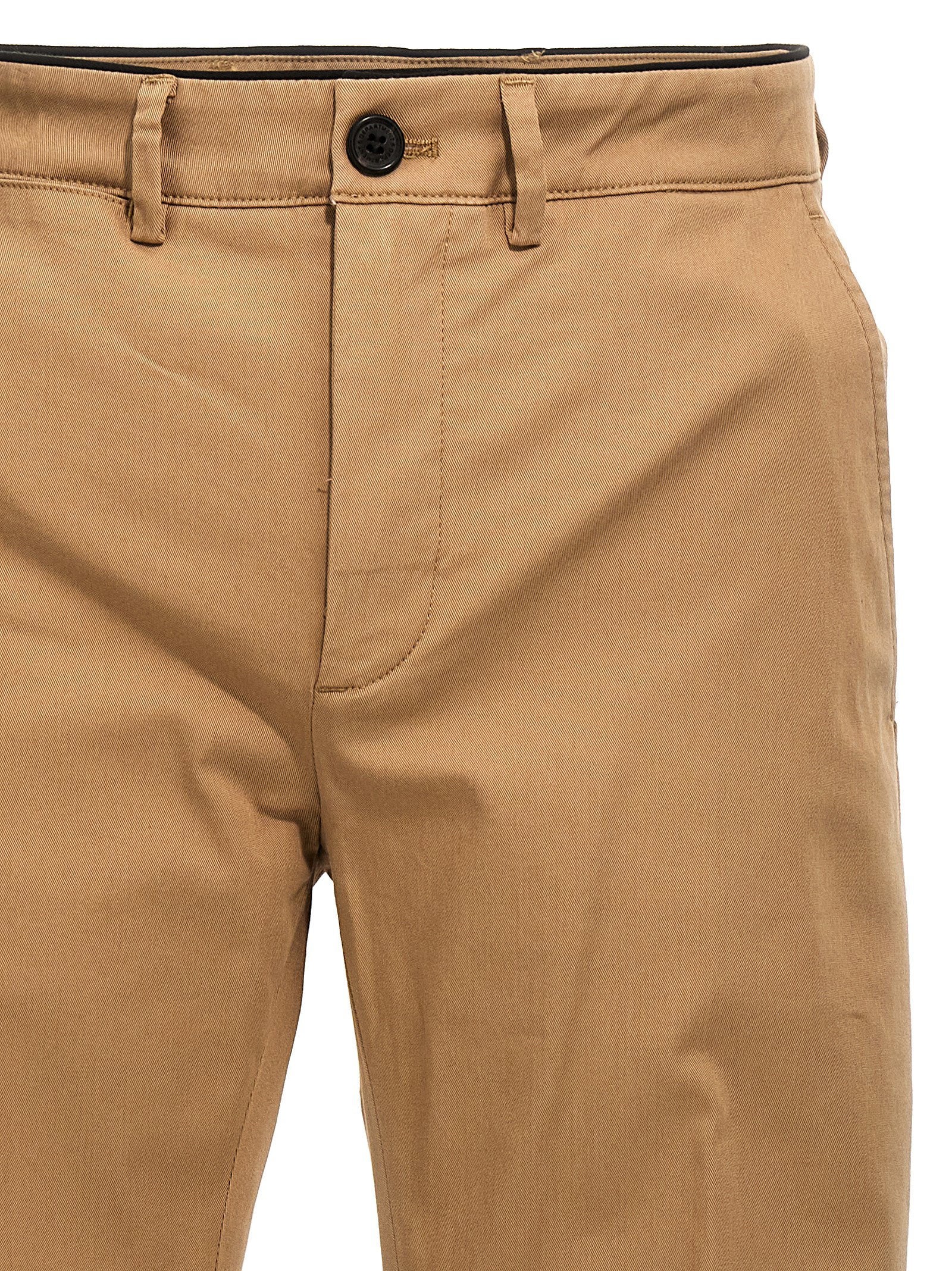 Department 5 Mike broek beige - detail van de contrasterende bies
