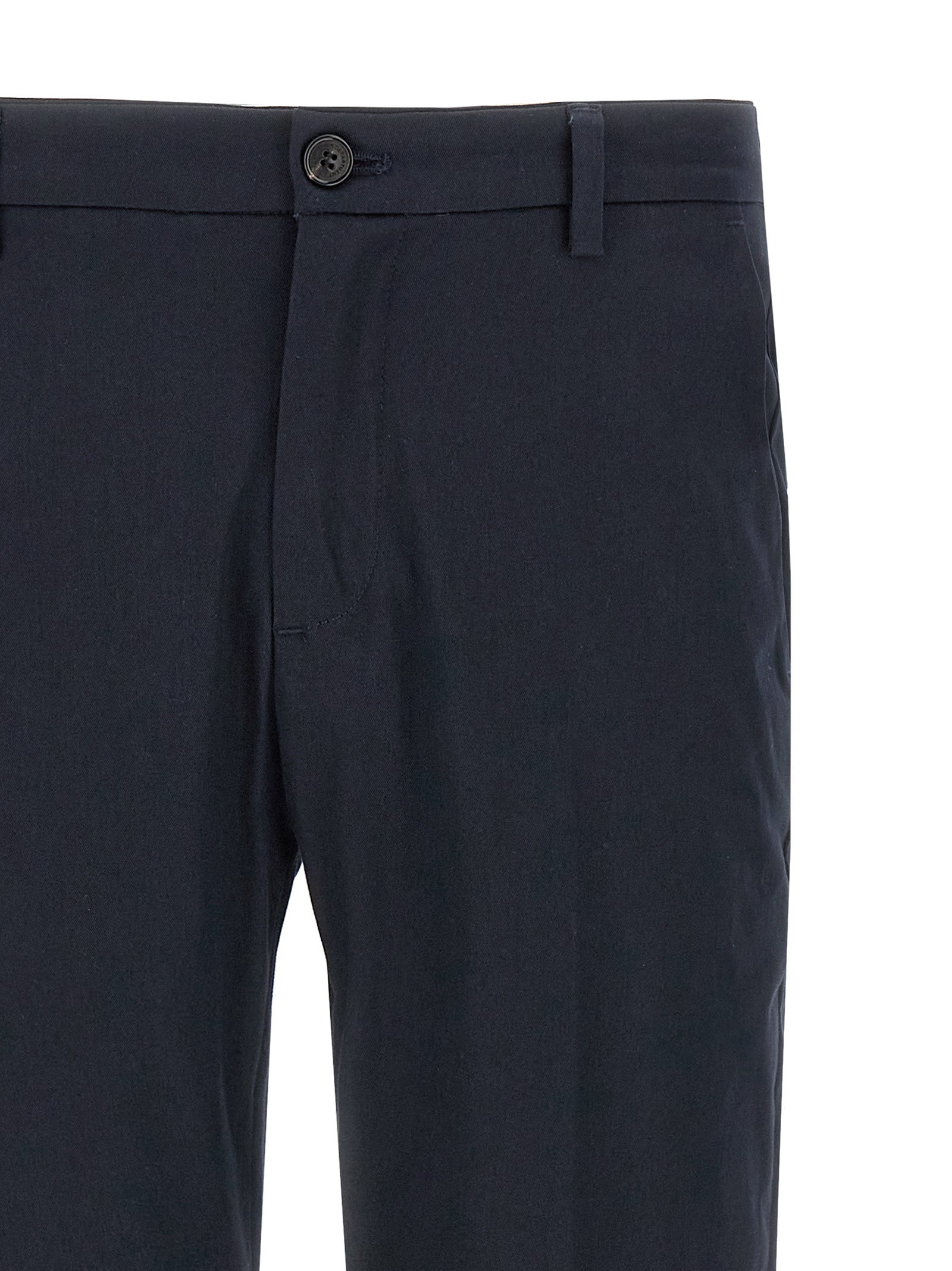 Department 5 Prince Cropped Stretch Cotton Pants Navy-thumbmail-3