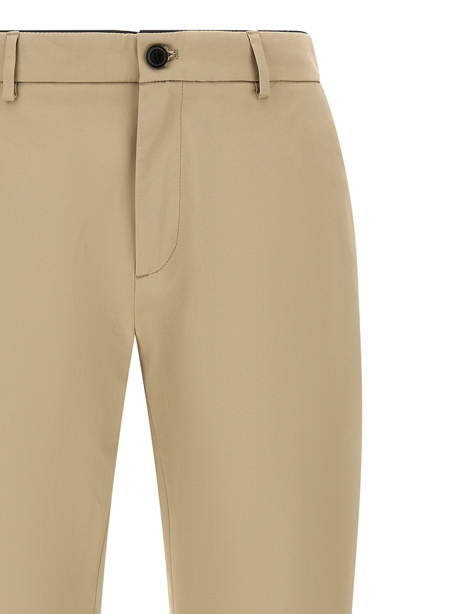 Department 5 Prince broek beige - detail van de achterzak met flap