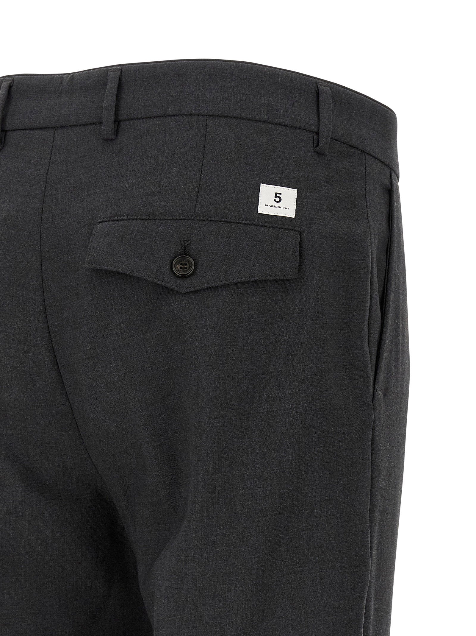 Department 5 Prince pantalon detail van achterzak en logopatch