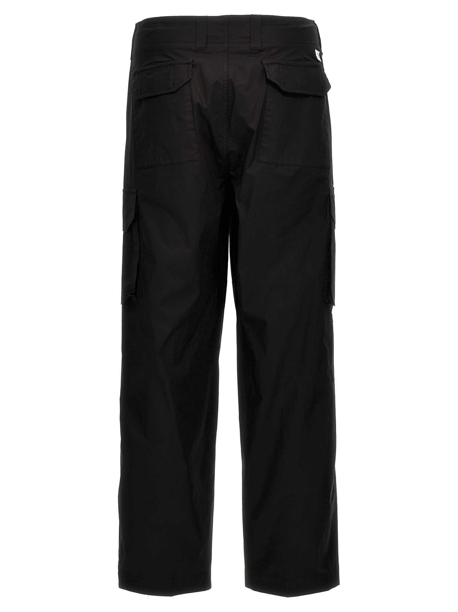 Department 5 Fleet Katoenen Cargo Broek met Elastaan Zwart Trousers Department 5