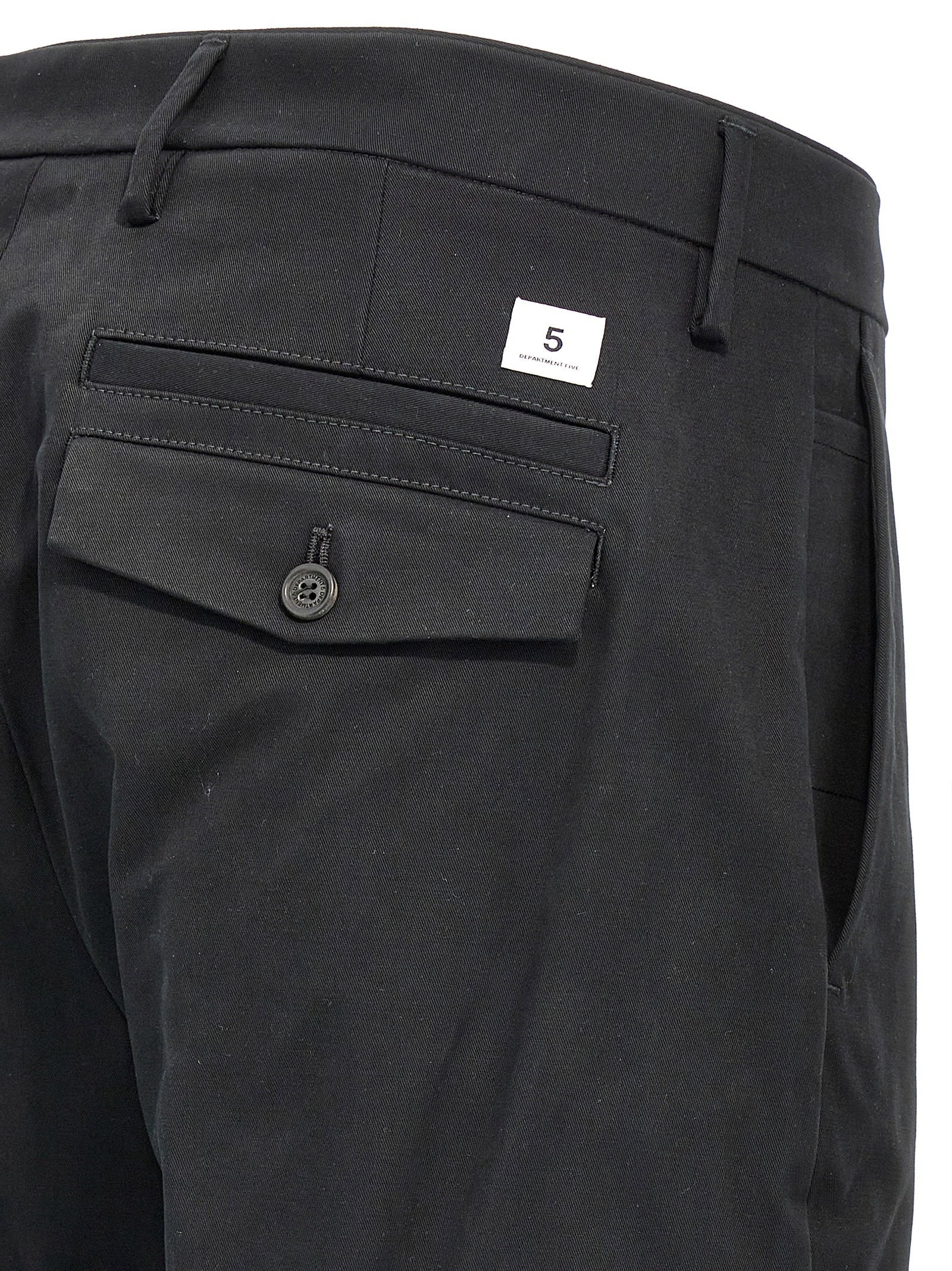 Department 5 Idol pantalon zwart gedragen achterzijde
