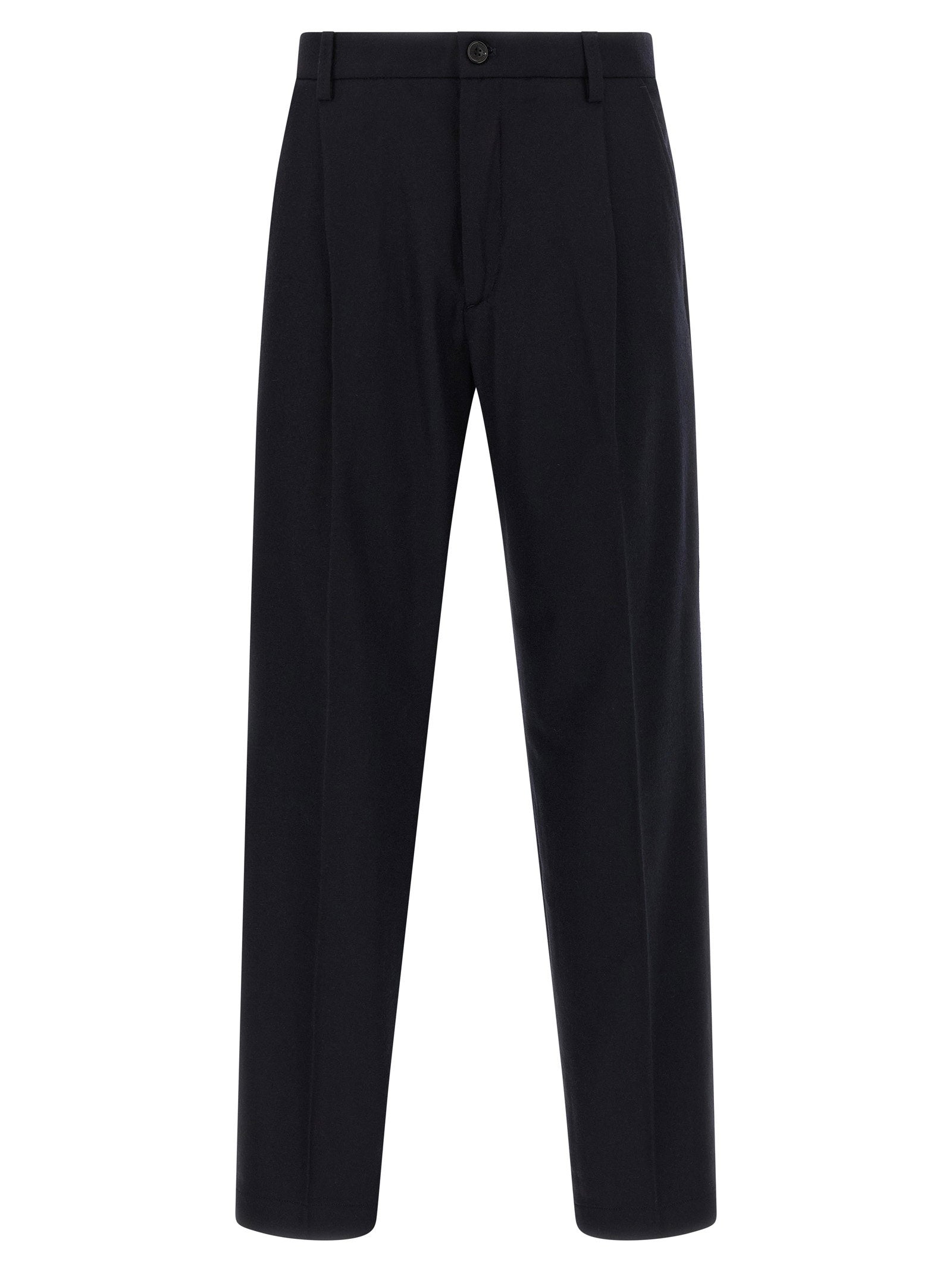 Department 5 Gin Cool Wool Geplooide Pantalon Donkerblauw Trousers Department 5