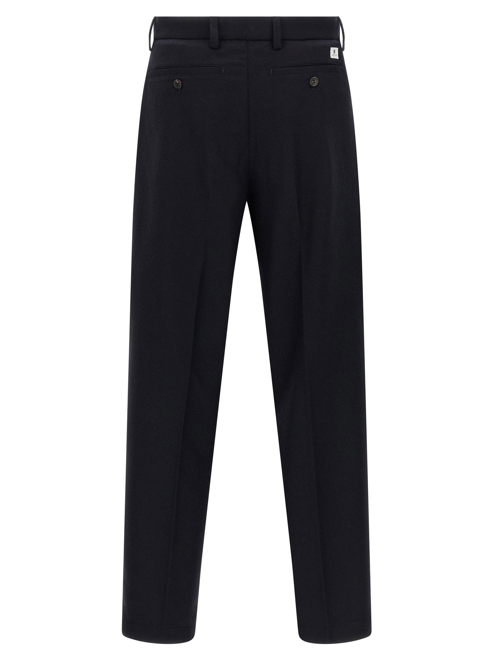 Department 5 Gin Cool Wool Geplooide Pantalon Donkerblauw Trousers Department 5