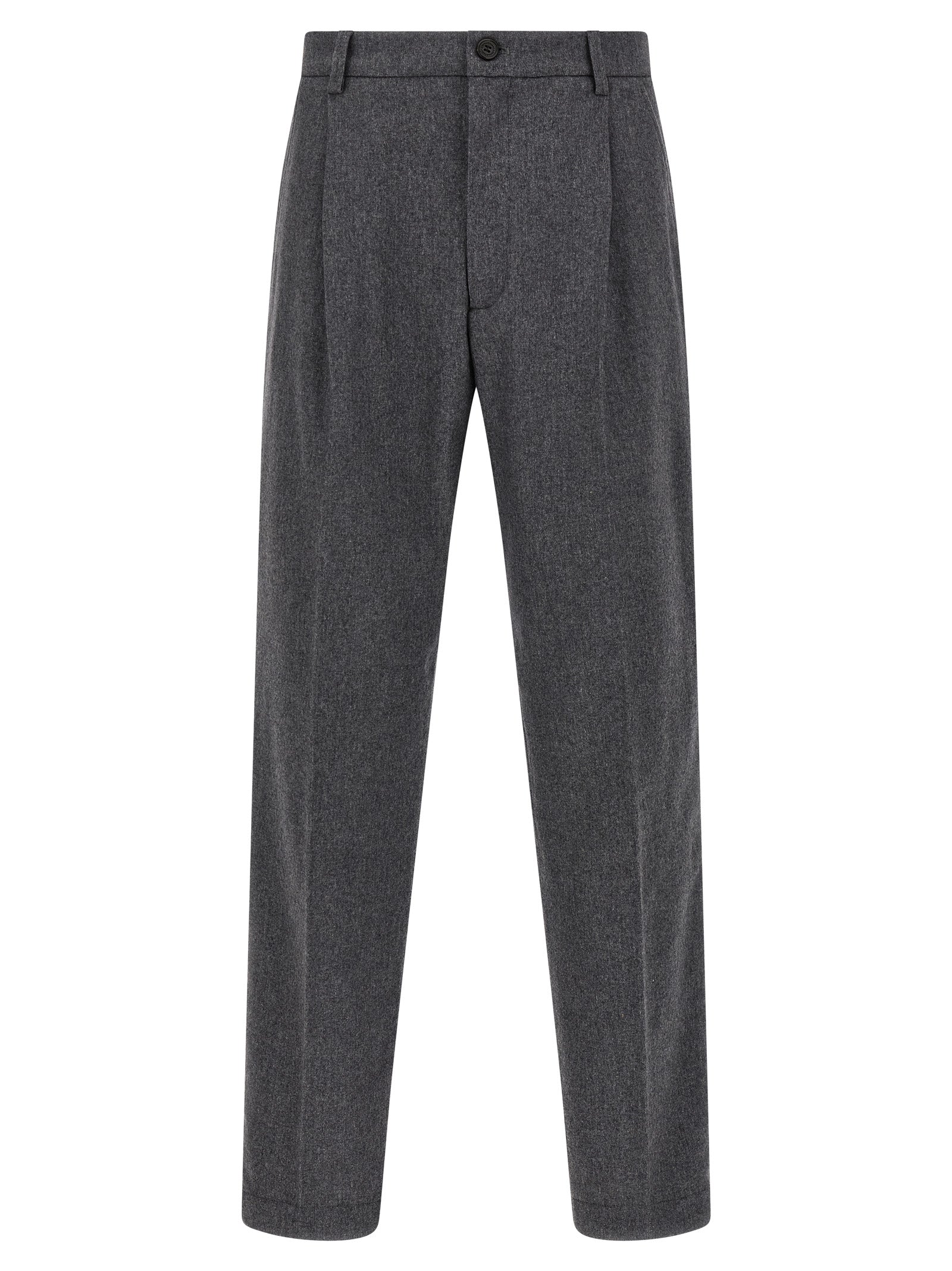 Department 5 Gin Wool Mélange Trousers Grey