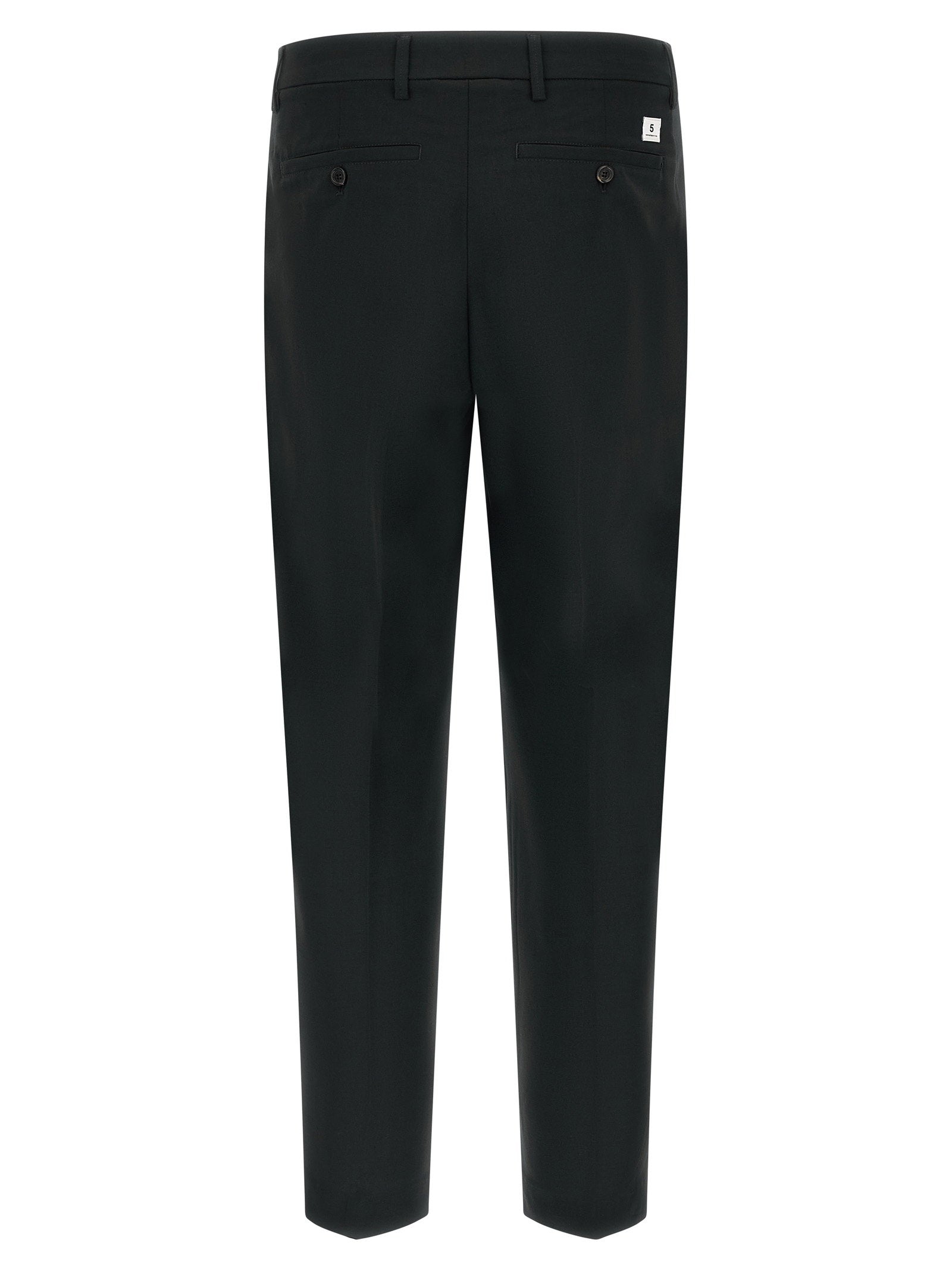 Department 5 Gin broek, detail van de voorplooien