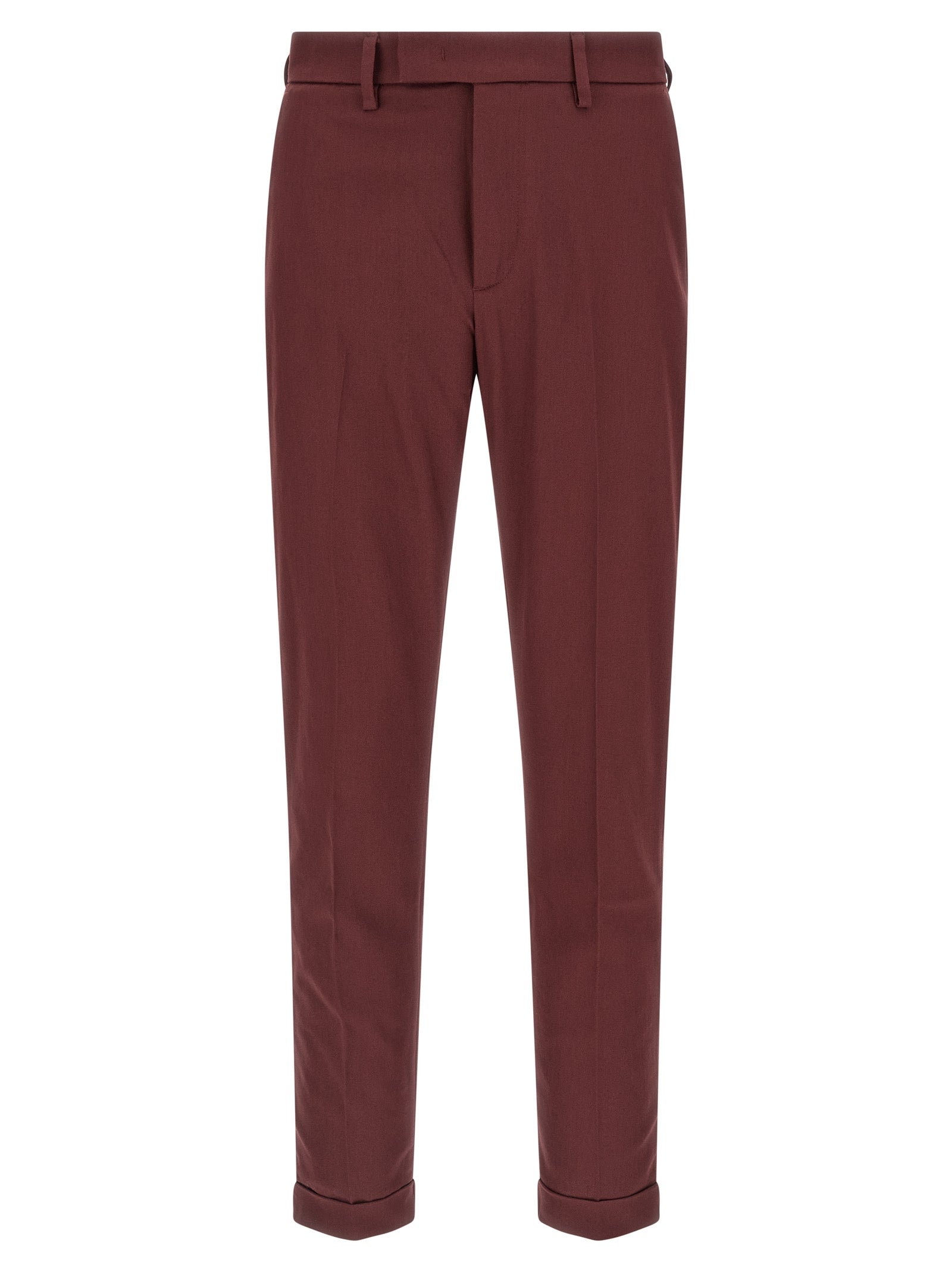 Department 5 Destynai Cotton Gabardine Chino Pants Burgundy