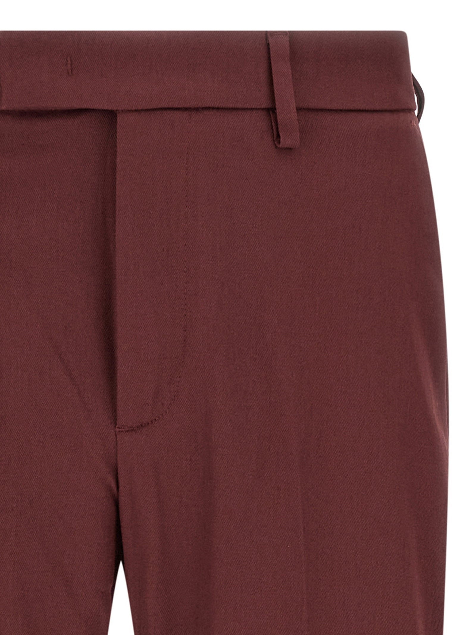 Department 5 Destynai Gabardine Crêpe Chino Broek Bordeaux Trousers Department 5
