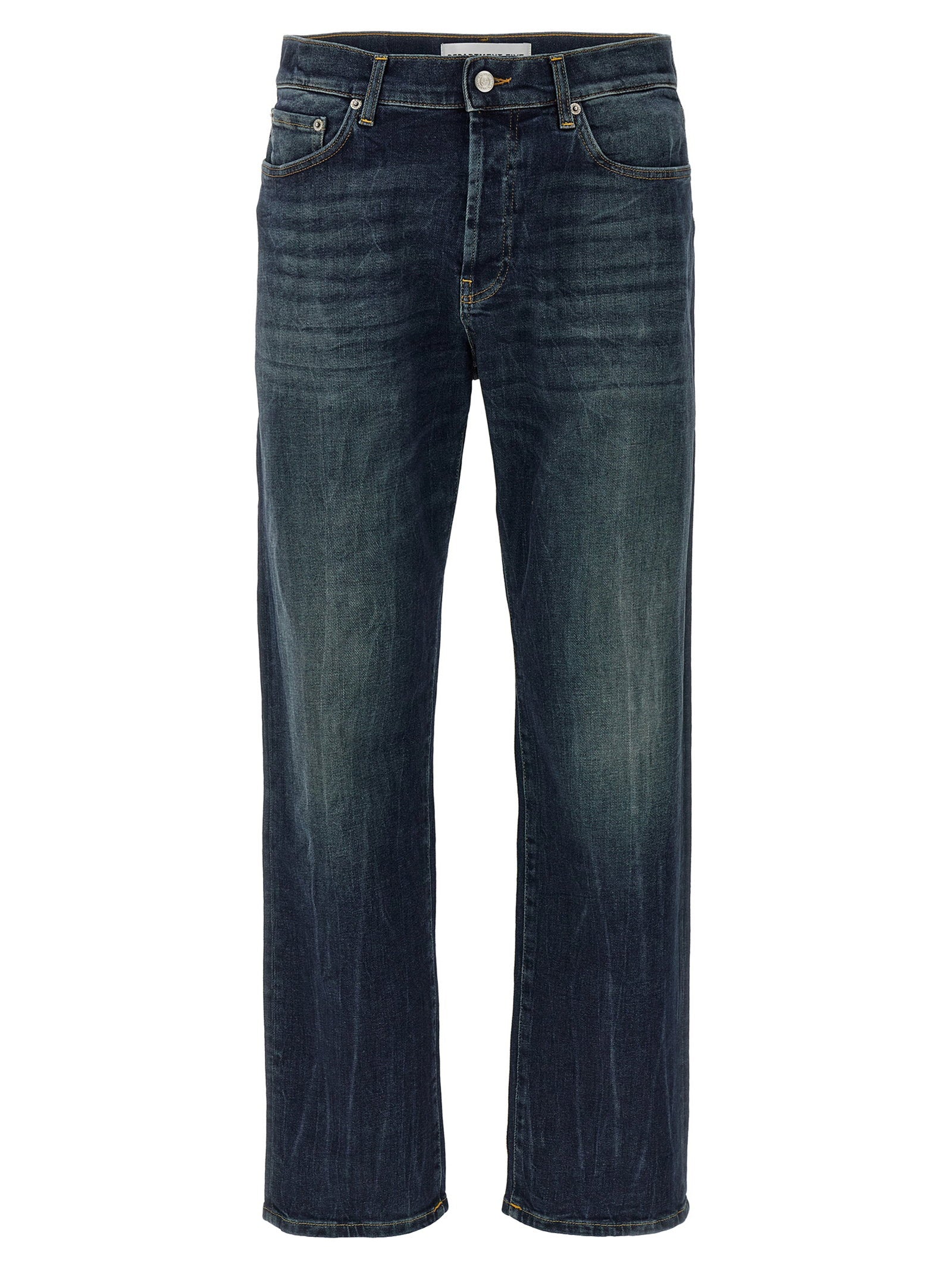Department 5 Bowl Wide Straight-Leg Jeans Donker Denimblauw Jeans Department 5