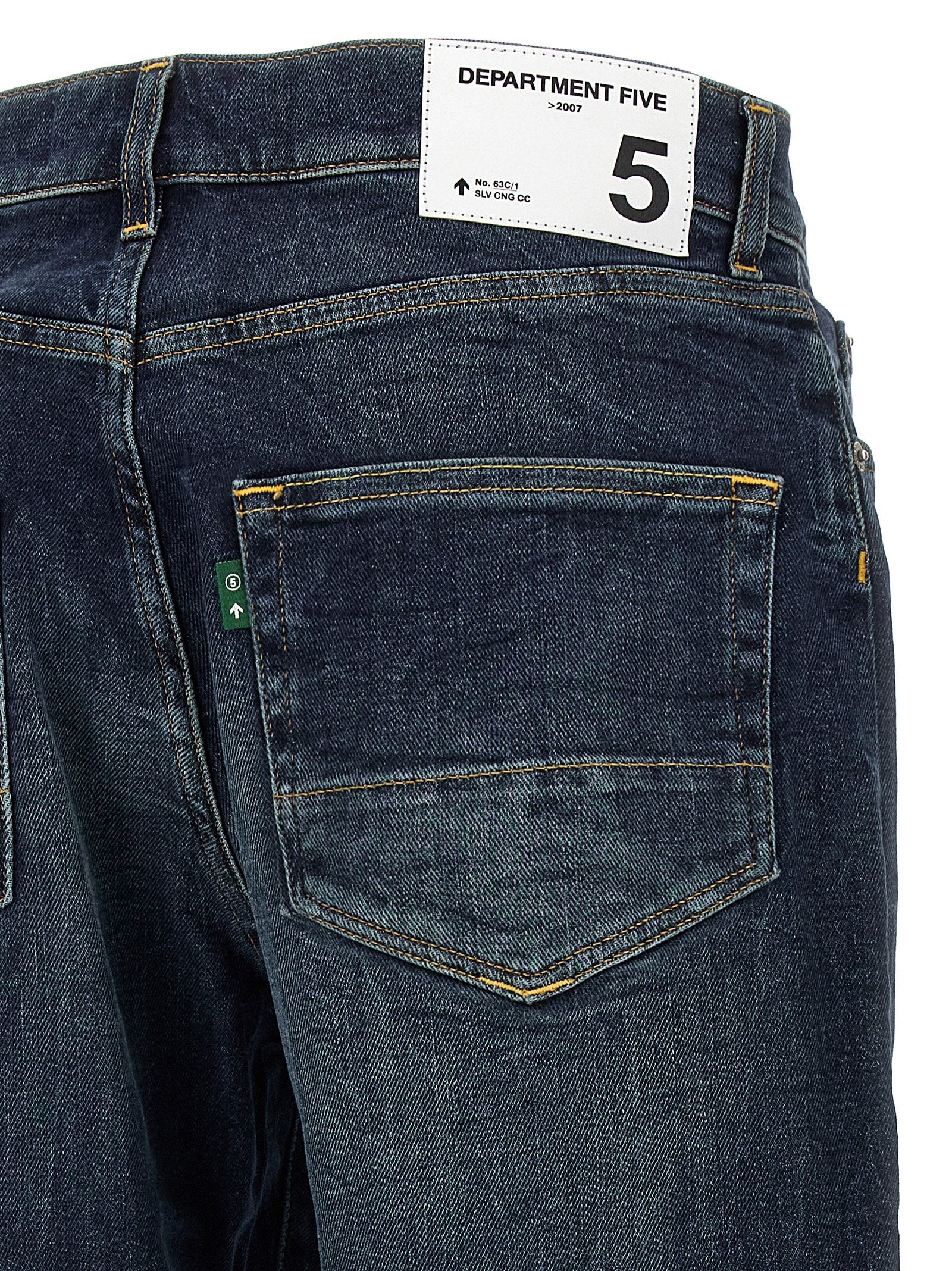 Department 5 Bowl Wide Straight-Leg Jeans Donker Denimblauw Jeans Department 5