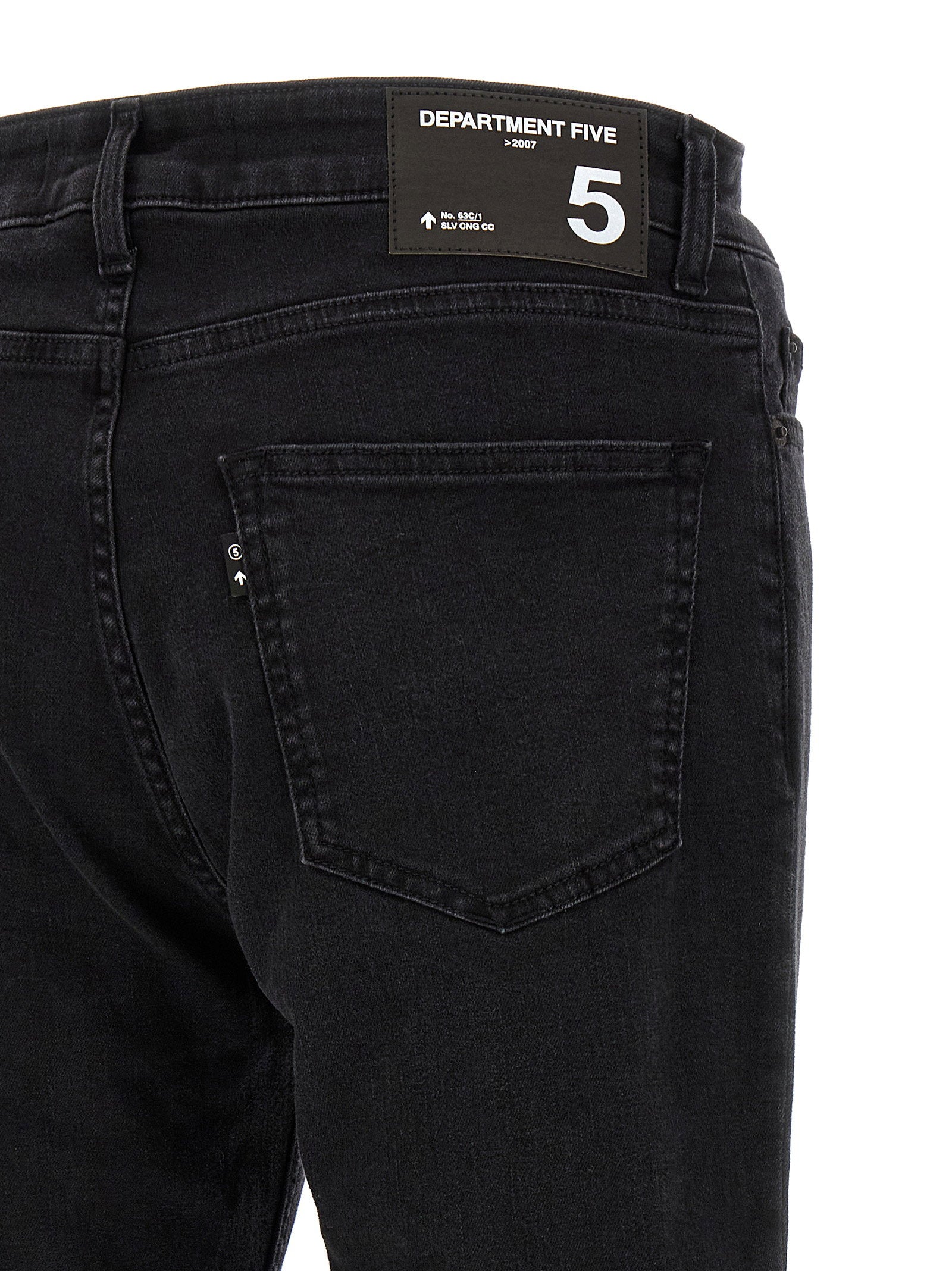 Zoom detail Department 5 Drake Jeans crop zwart