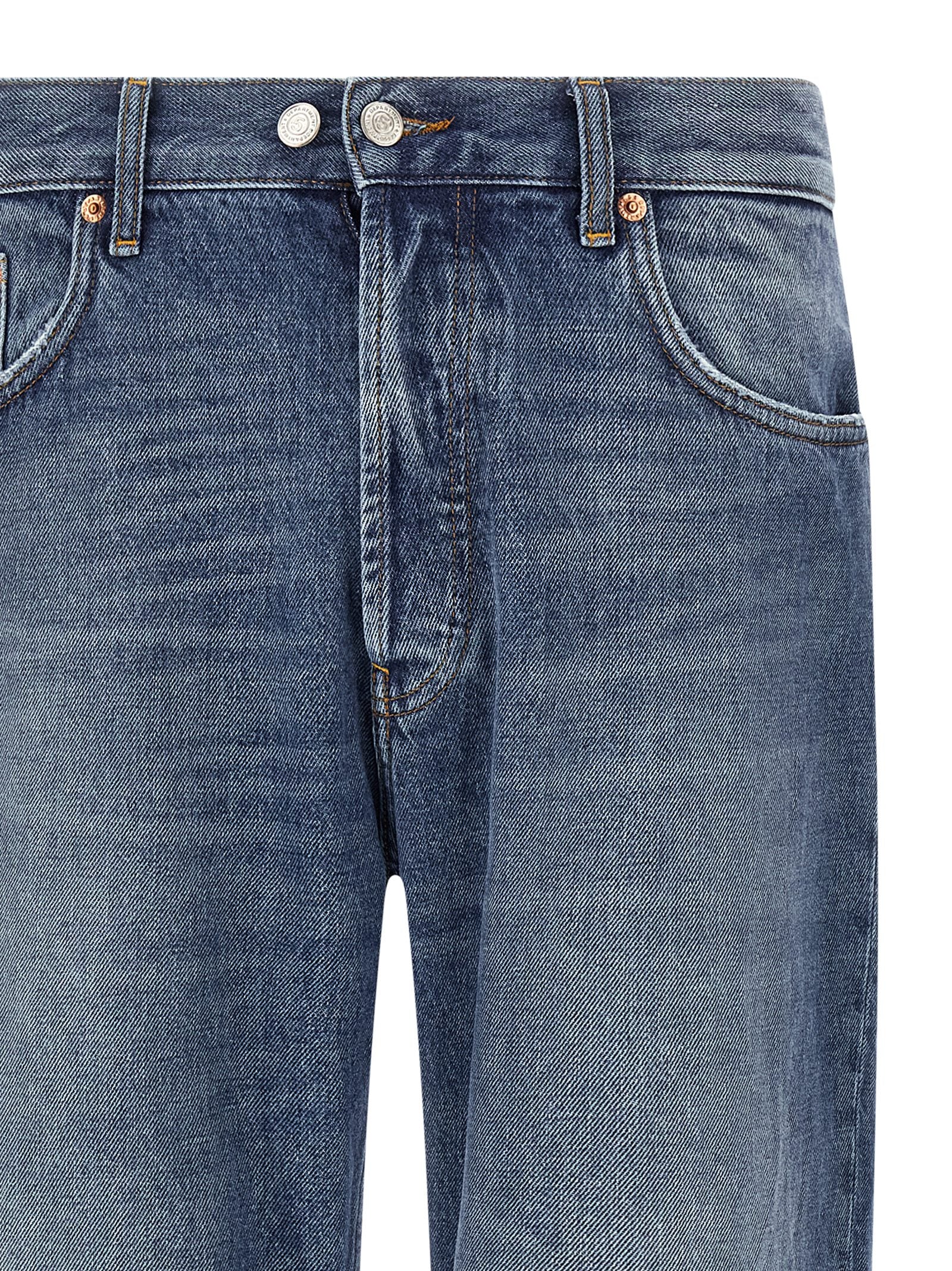 Department 5 Musso Wide Leg Jeans Blue-thumbmail-3