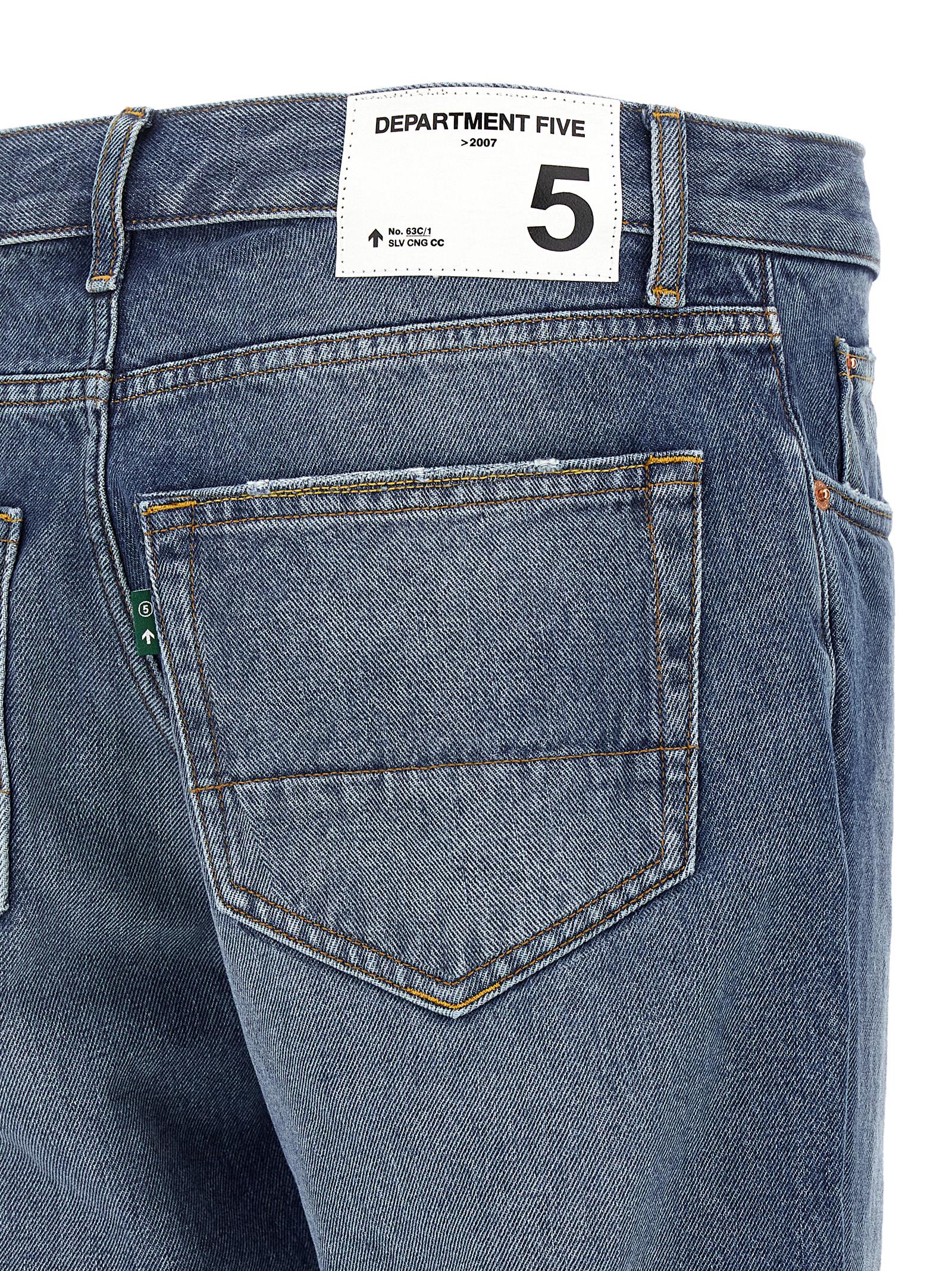 Department 5 Musso Wide Leg Jeans Blue-thumbmail-4