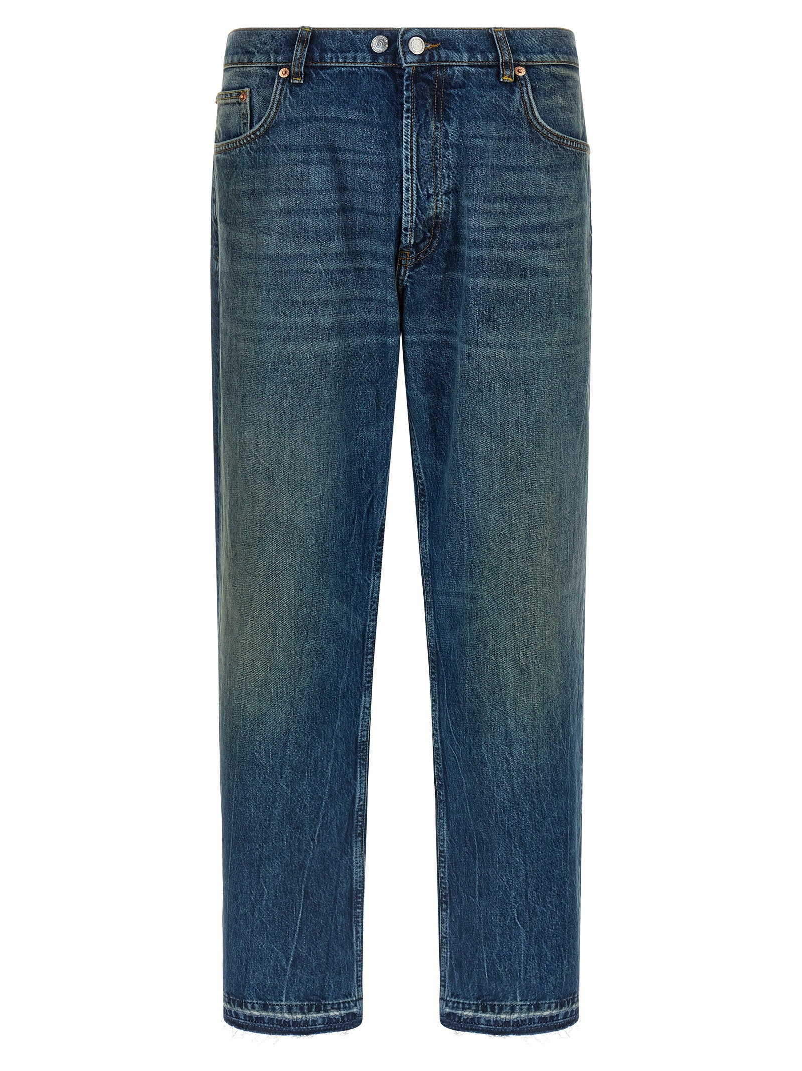 Department 5 Musso jeans in blauwe wassing, vooraanzicht