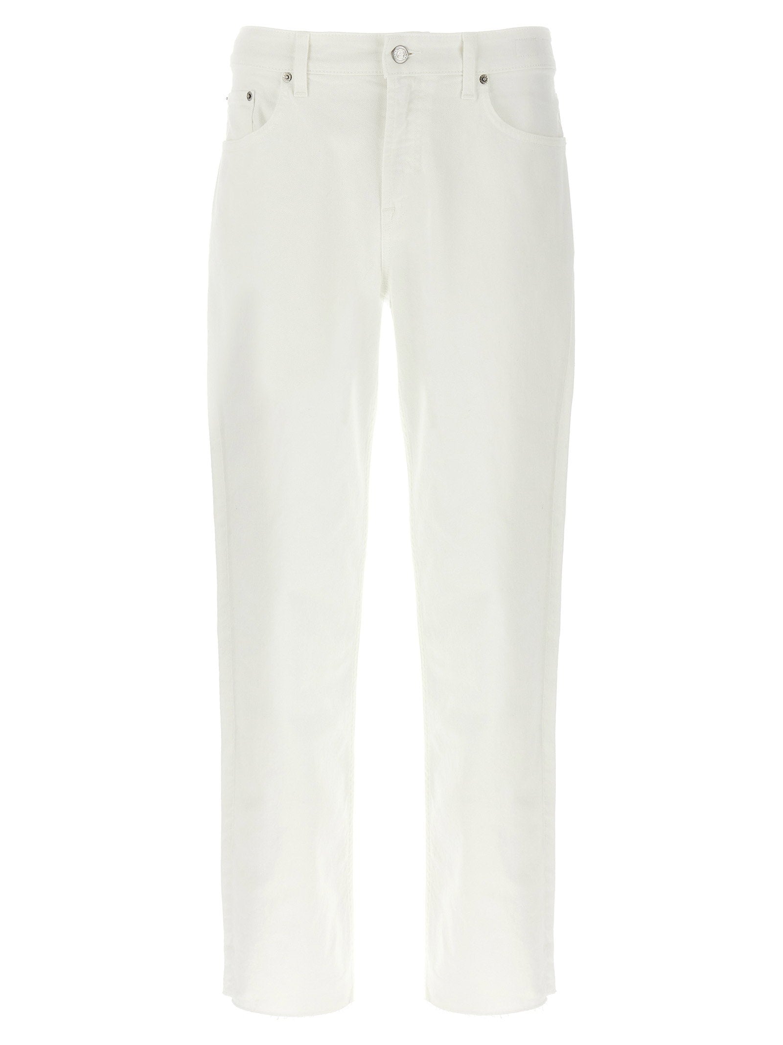Department 5 Talk Slim Fit Italiaans Stretch Denim Jeans Wit-thumbmail-1
