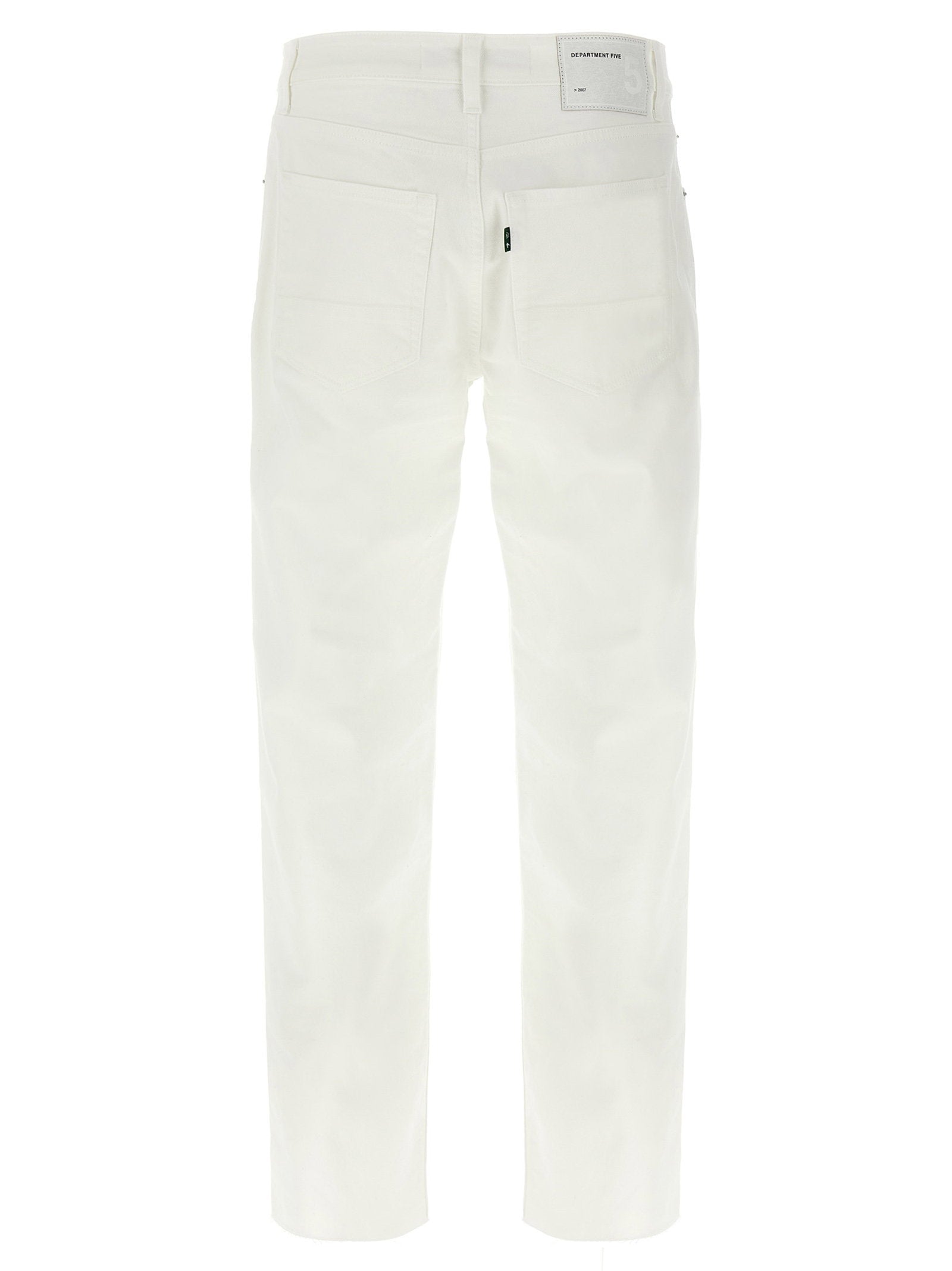 Department 5 Talk Slim Fit Italiaans Stretch Denim Jeans Wit-thumbmail-2