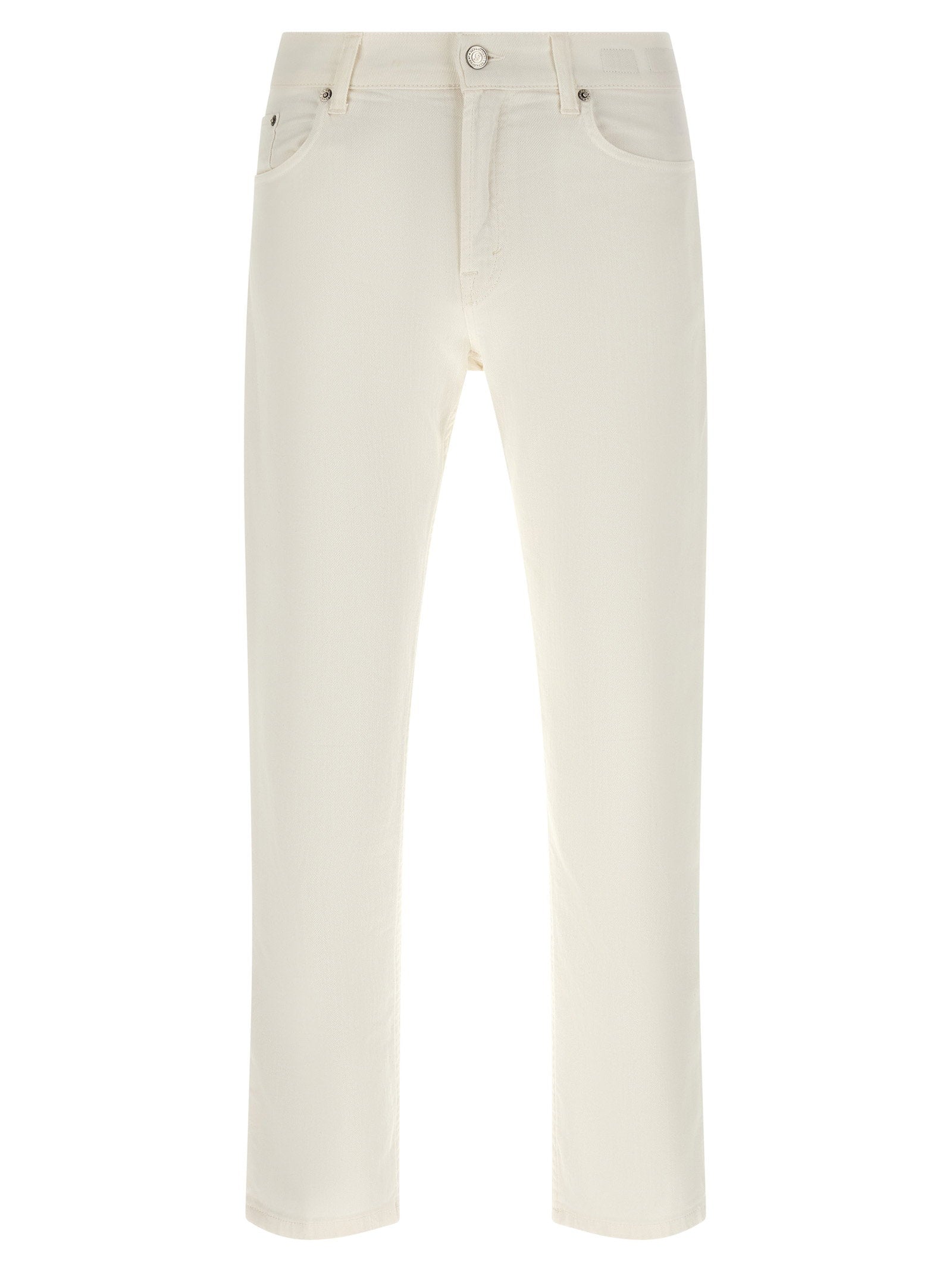 Department 5 Talk Jeans ecru crop vooraanzicht