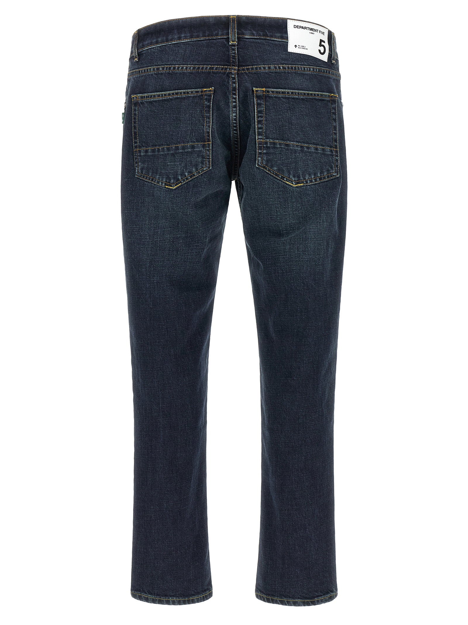 Department 5 Talk jeans donker gewassen, detail van het contrasterende stiksel