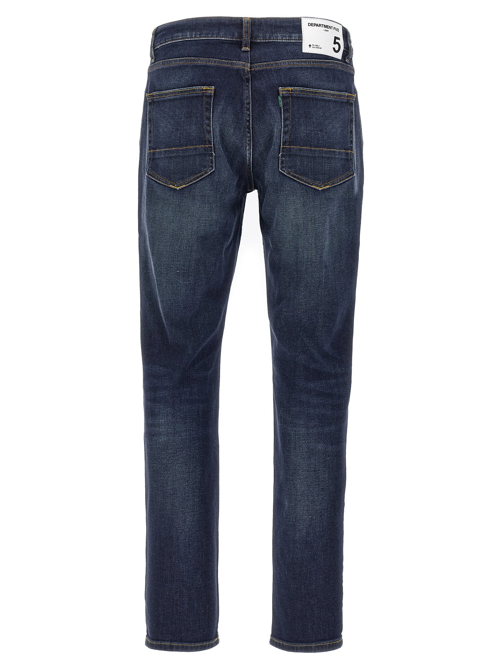 Department 5 Stones Regular-Fit Stonewashed Jeans Donkerblauw Jeans Department 5