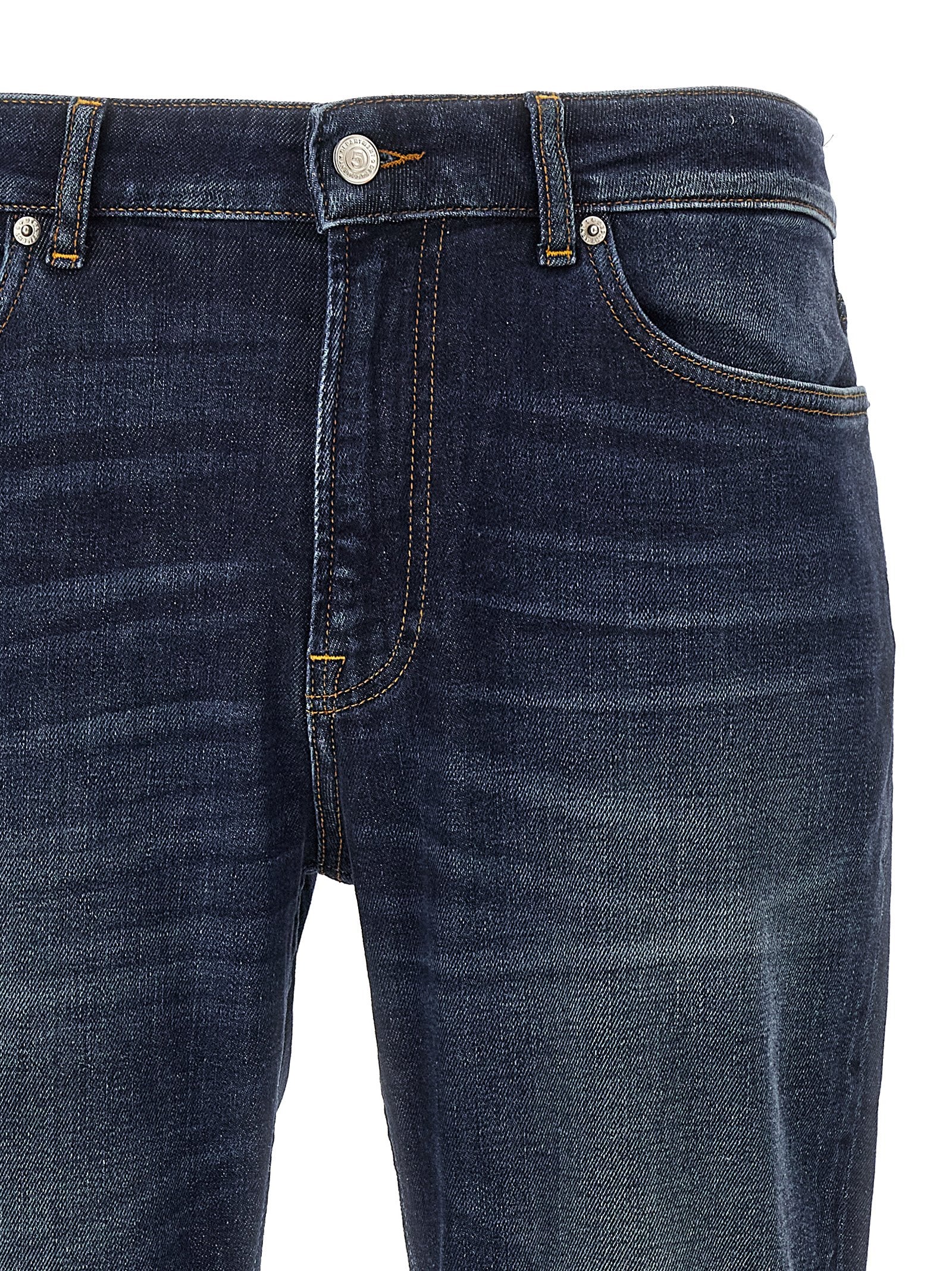 Department 5 Stones Regular-Fit Stonewashed Jeans Donkerblauw Jeans Department 5