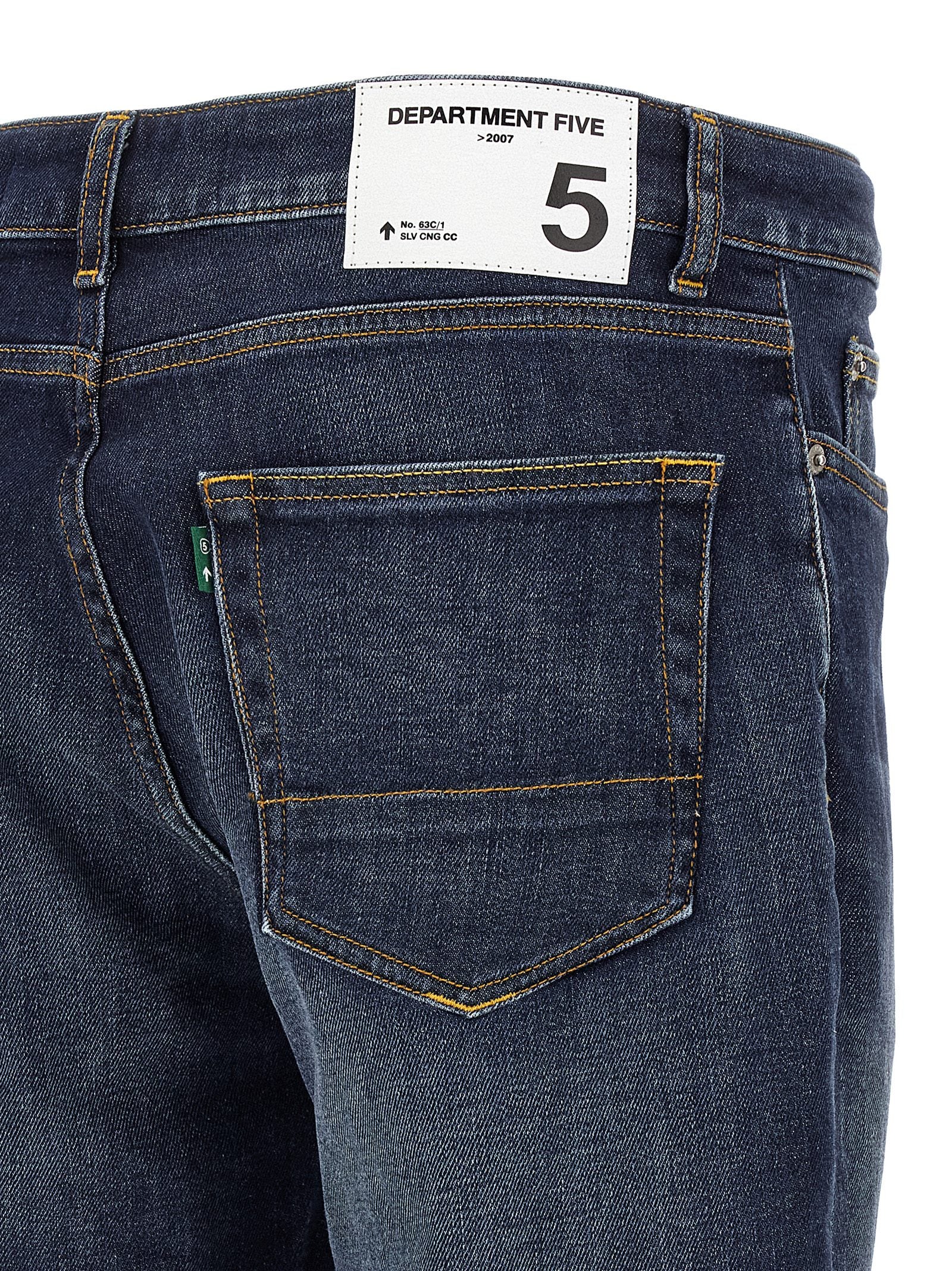 Department 5 Stones Regular-Fit Stonewashed Jeans Donkerblauw Jeans Department 5